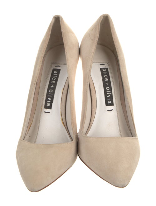 Alice + Olivia Suede Pumps