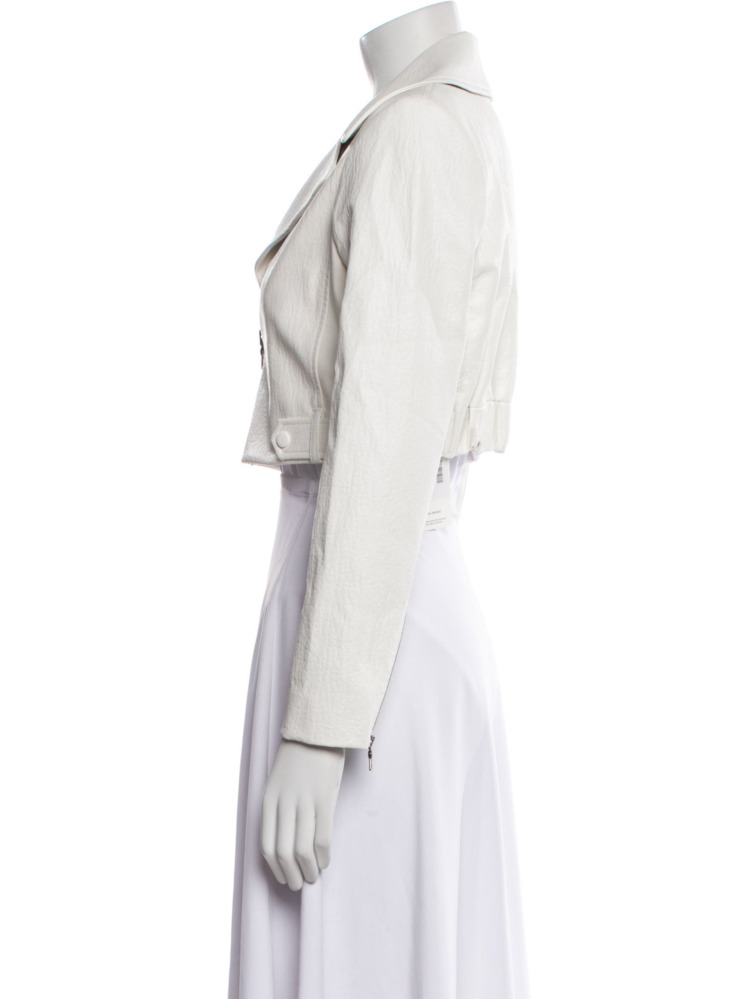 Alice + Olivia Faux Leather Bolero