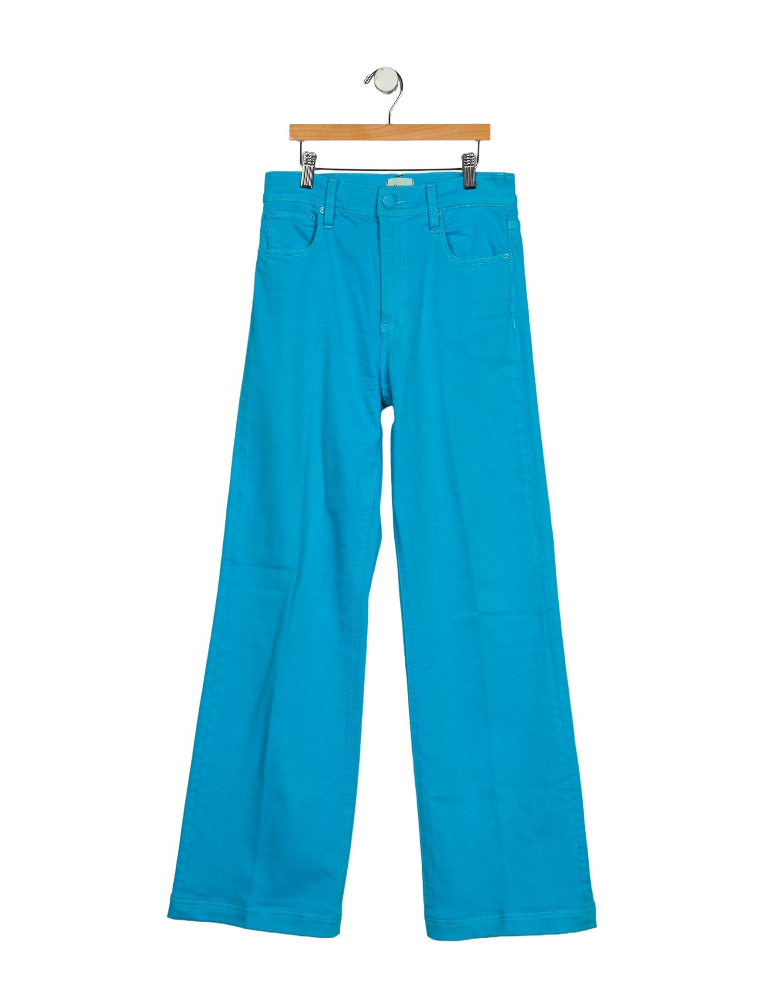 Alice + Olivia Mid-Rise Wide Leg Jeans