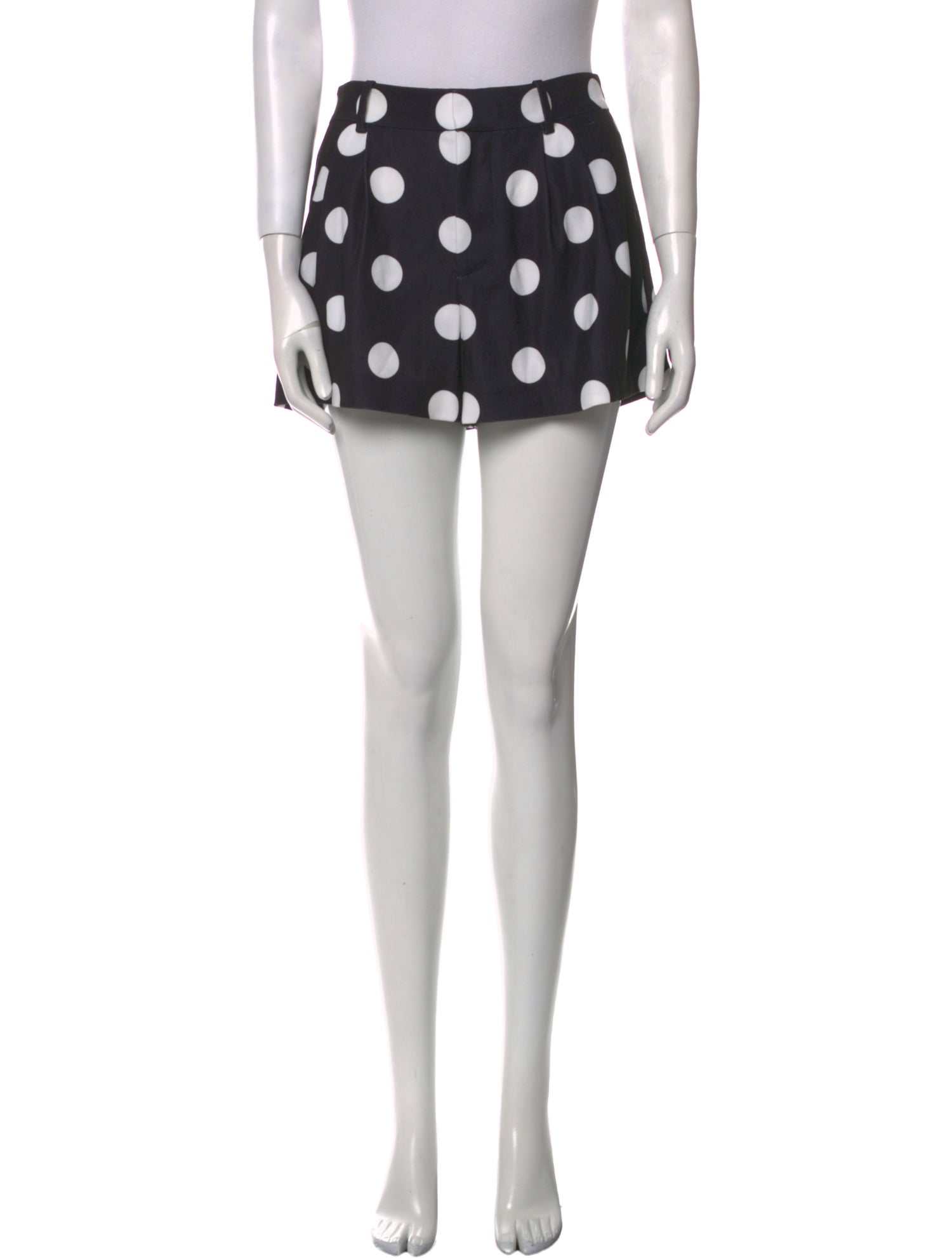 Alice + Olivia Polka Dot Print Mini Shorts w/ Tags