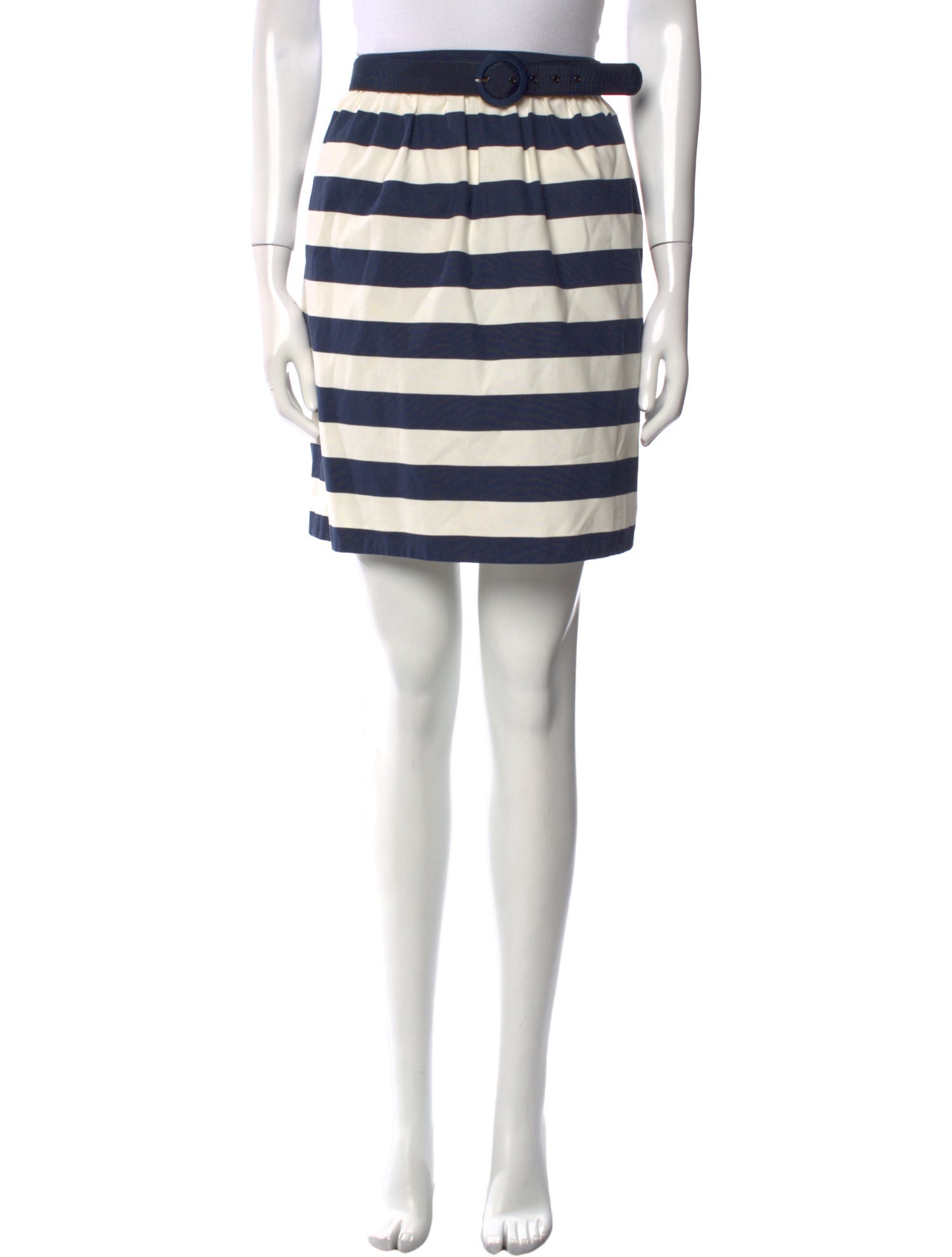 Alice + Olivia Striped Knee-Length Skirt