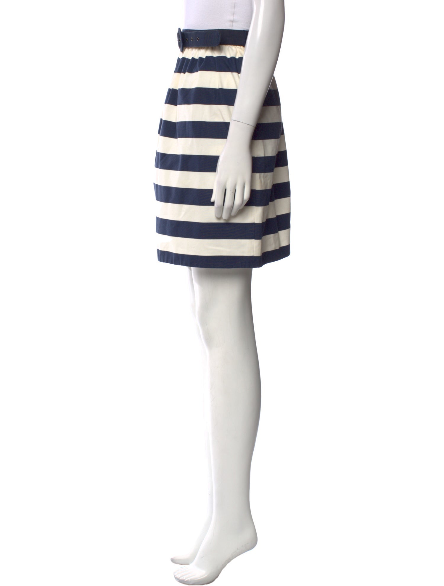 Alice + Olivia Striped Knee-Length Skirt