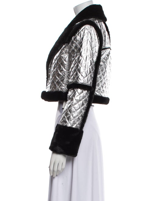 Alice + Olivia Colorblock Pattern Evening Jacket