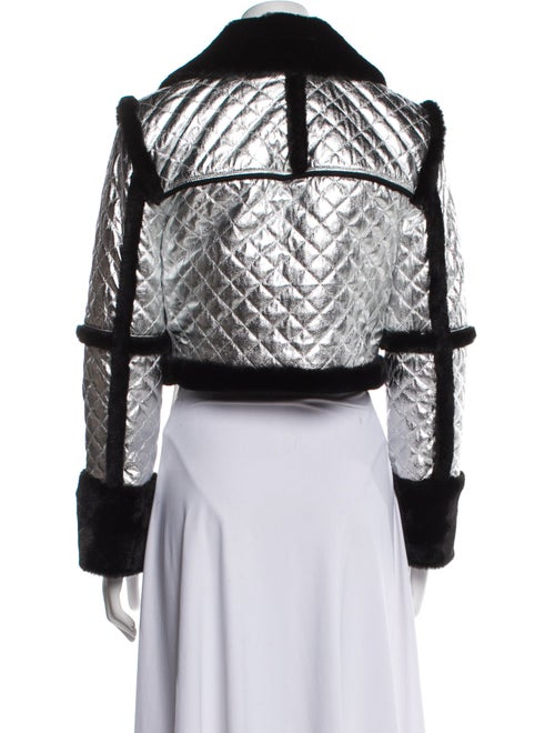 Alice + Olivia Colorblock Pattern Evening Jacket