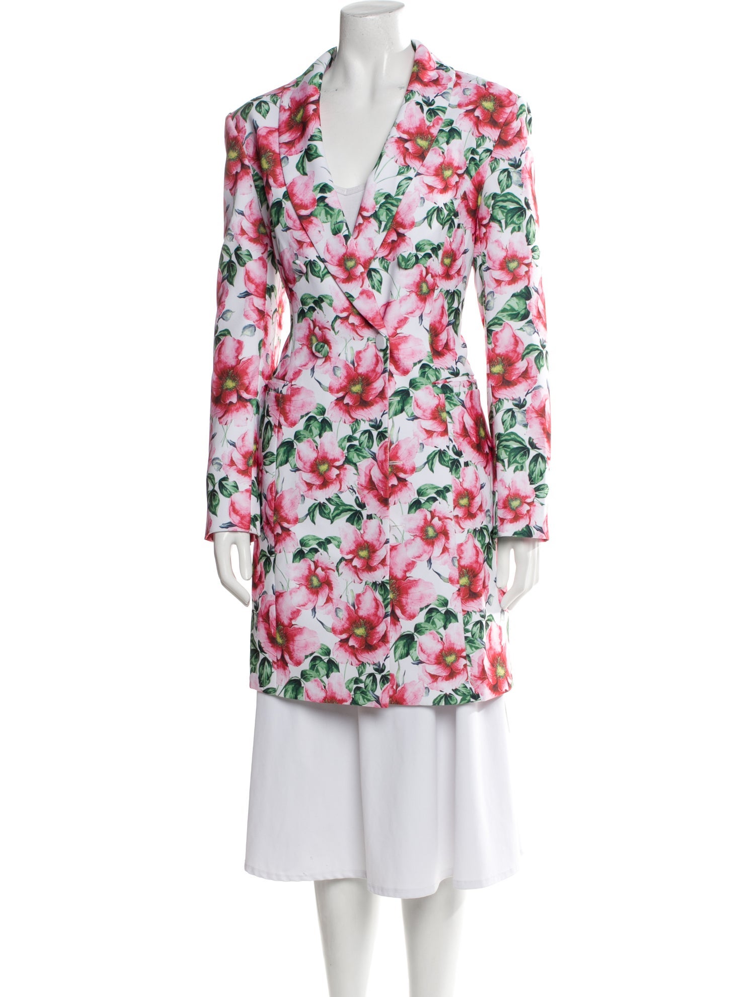 Alice + Olivia Floral Print Coat
