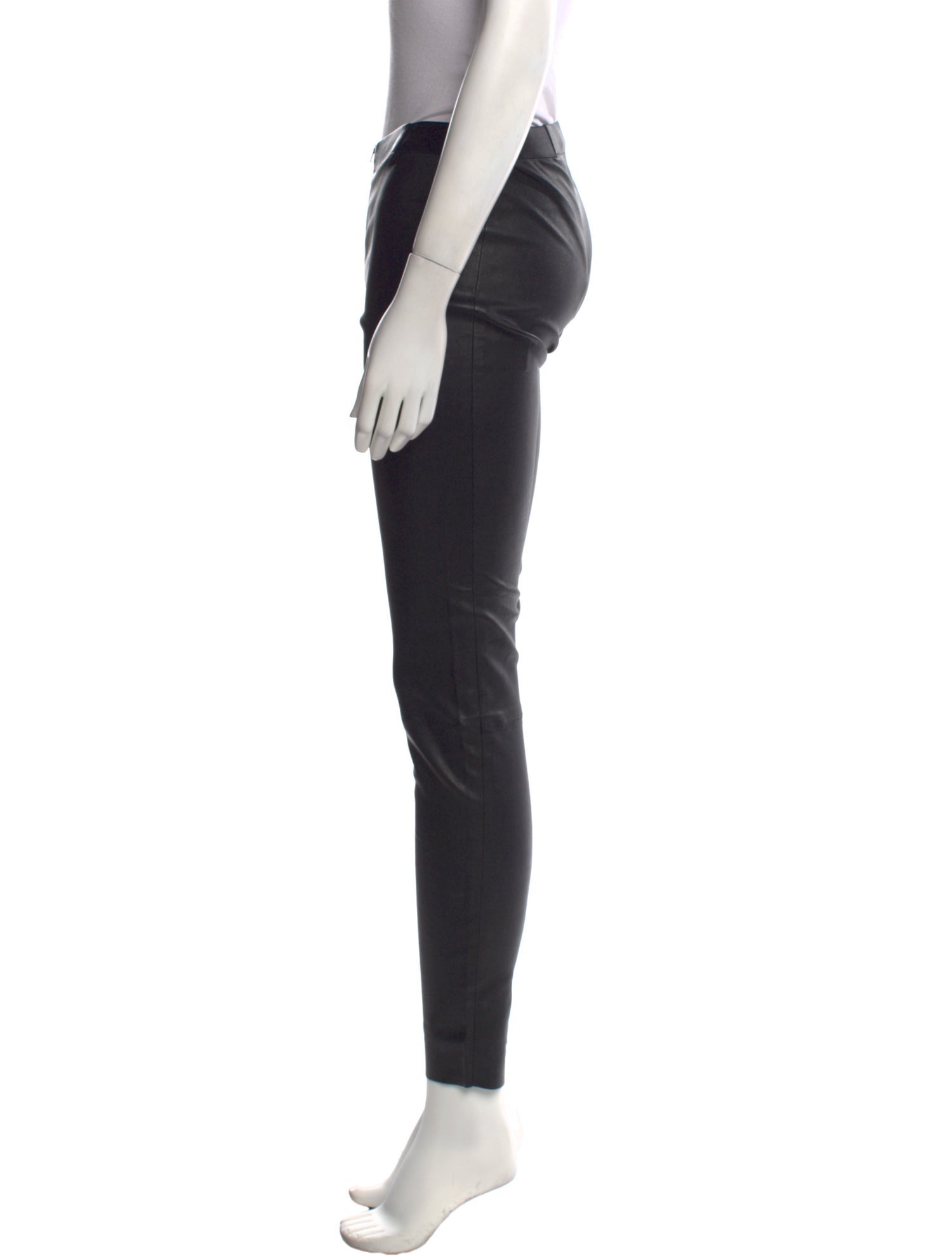 Alice + Olivia Leather Skinny Leg Pants