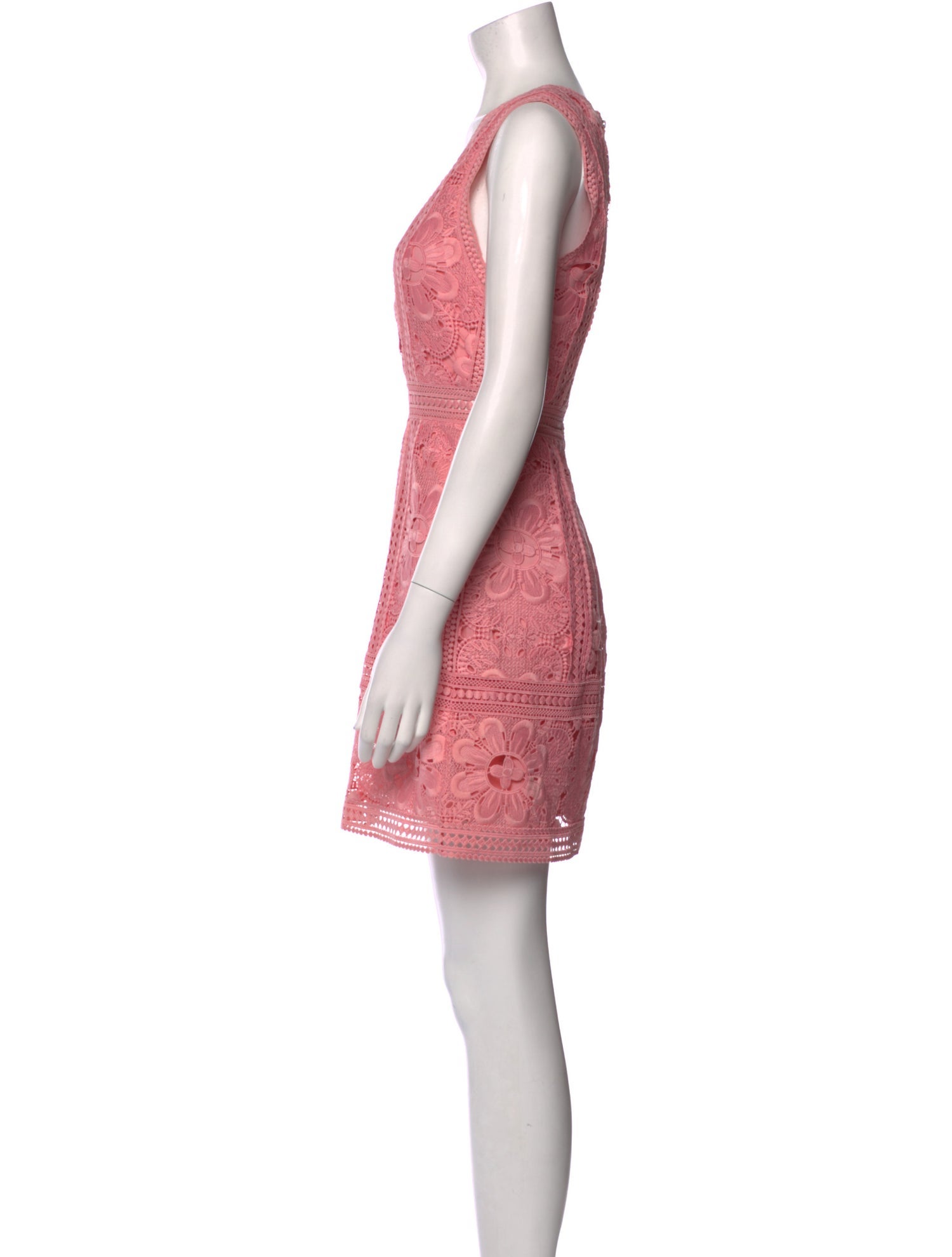 Alice + Olivia V-Neck Mini Dress