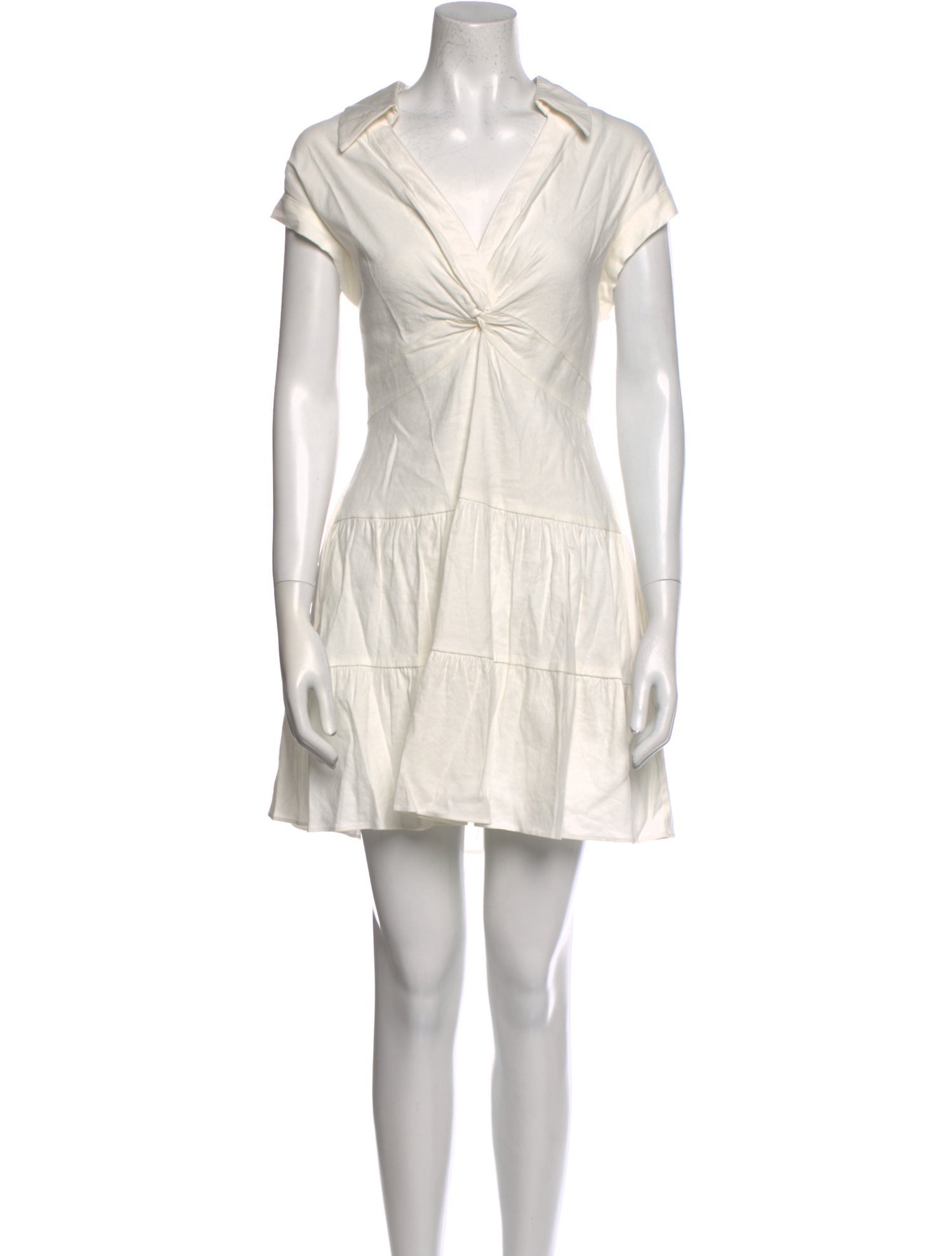 Alice + Olivia V-Neck Mini Dress