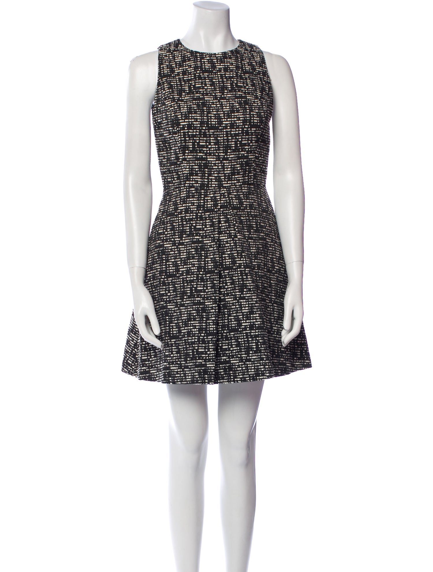 Alice + Olivia Tweed Pattern Mini Dress