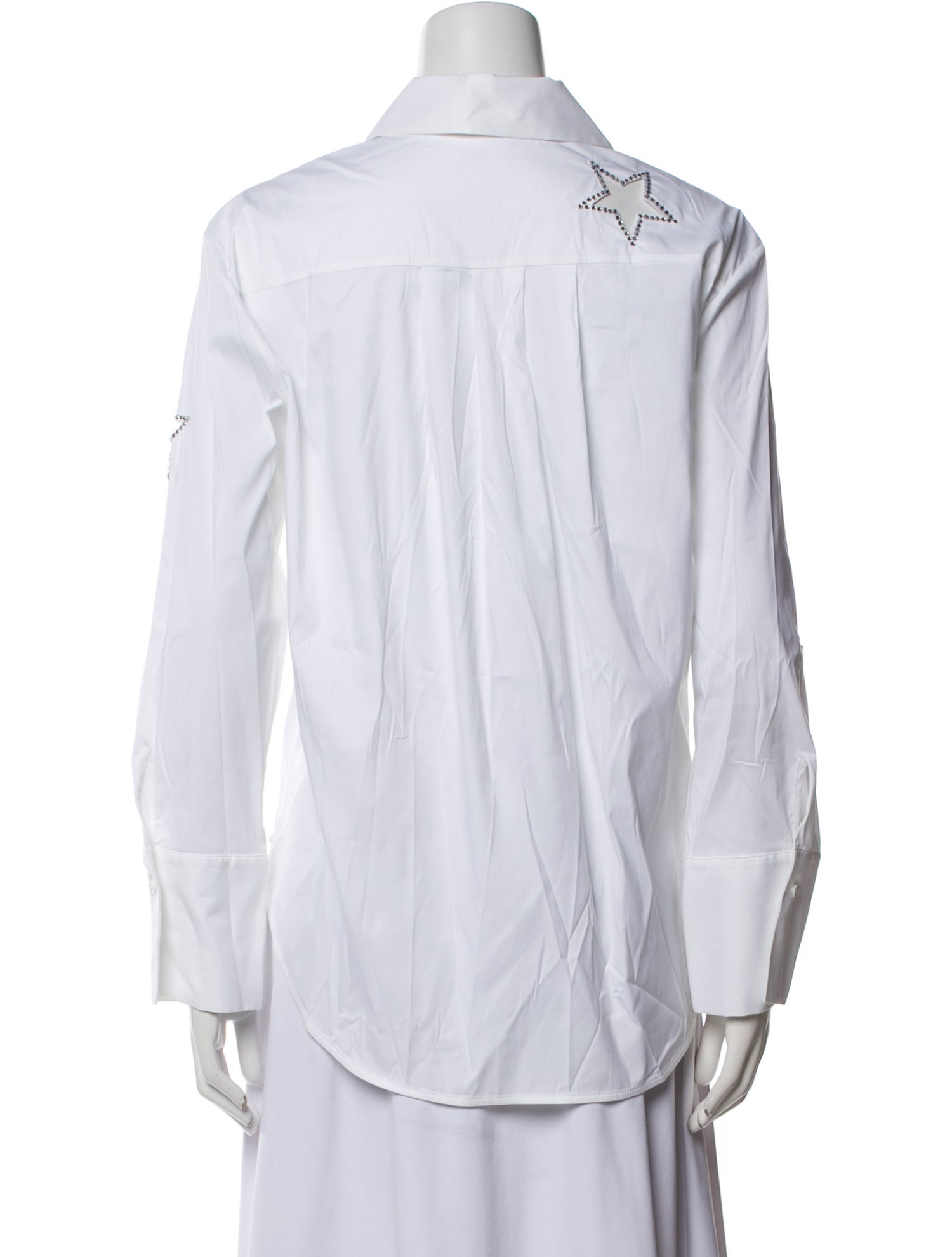 Alice + Olivia Long Sleeve Button-Up Top