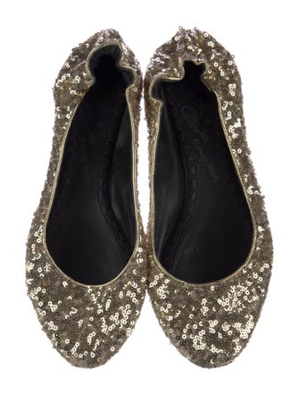 Alice + Olivia Sequins Ballet Flats