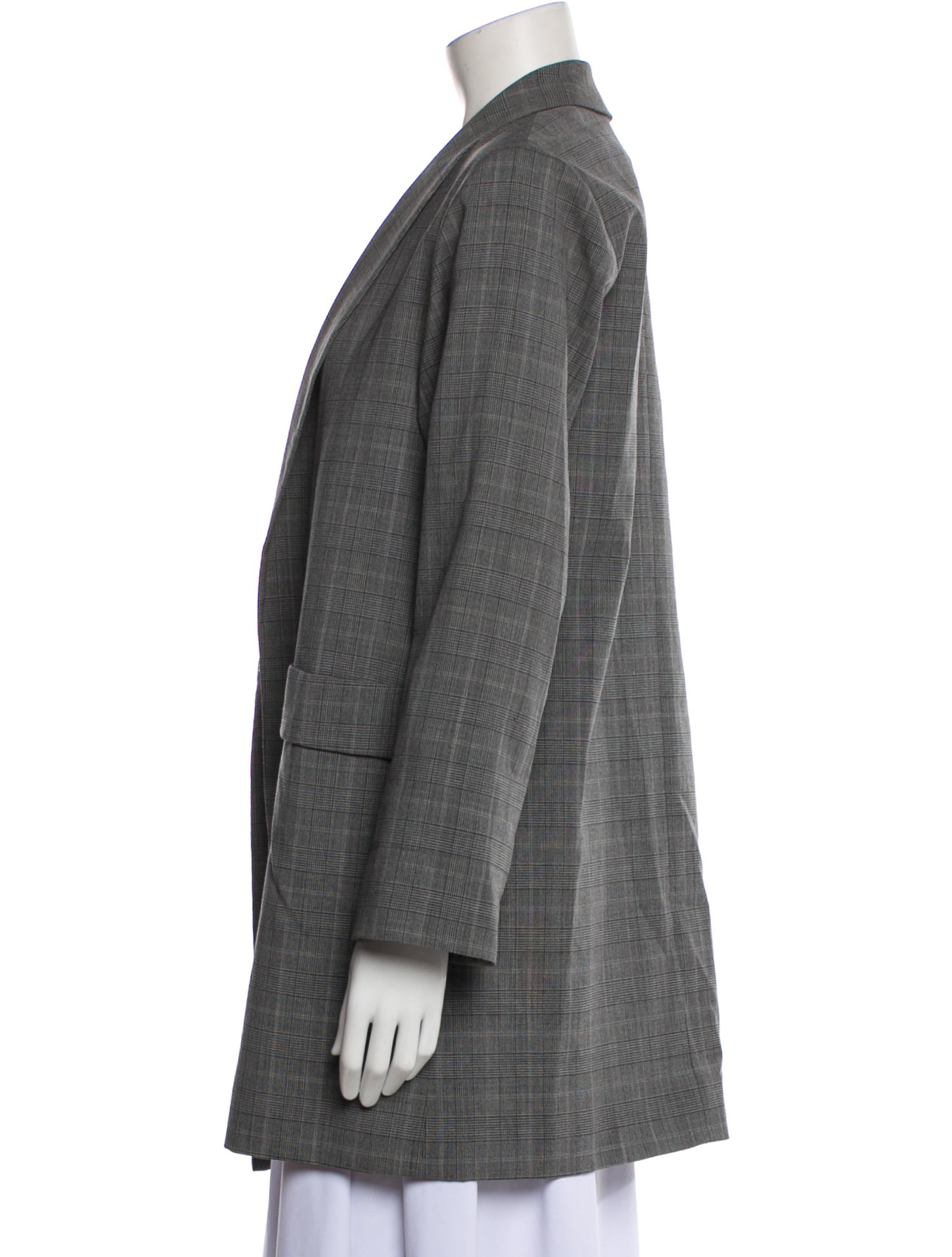 Alice + Olivia Plaid Print Coat