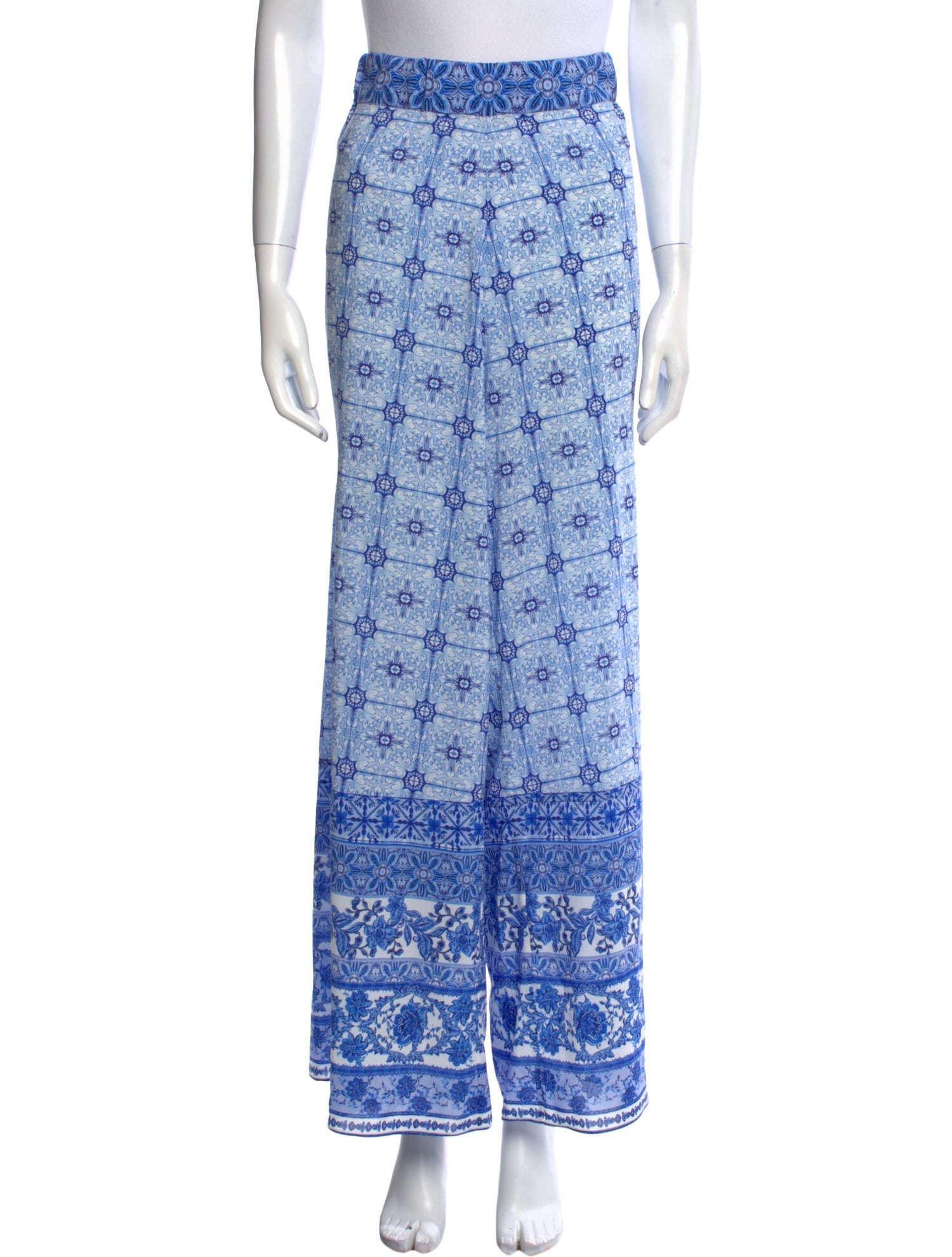 Alice + Olivia Floral Print Wide Leg Pants