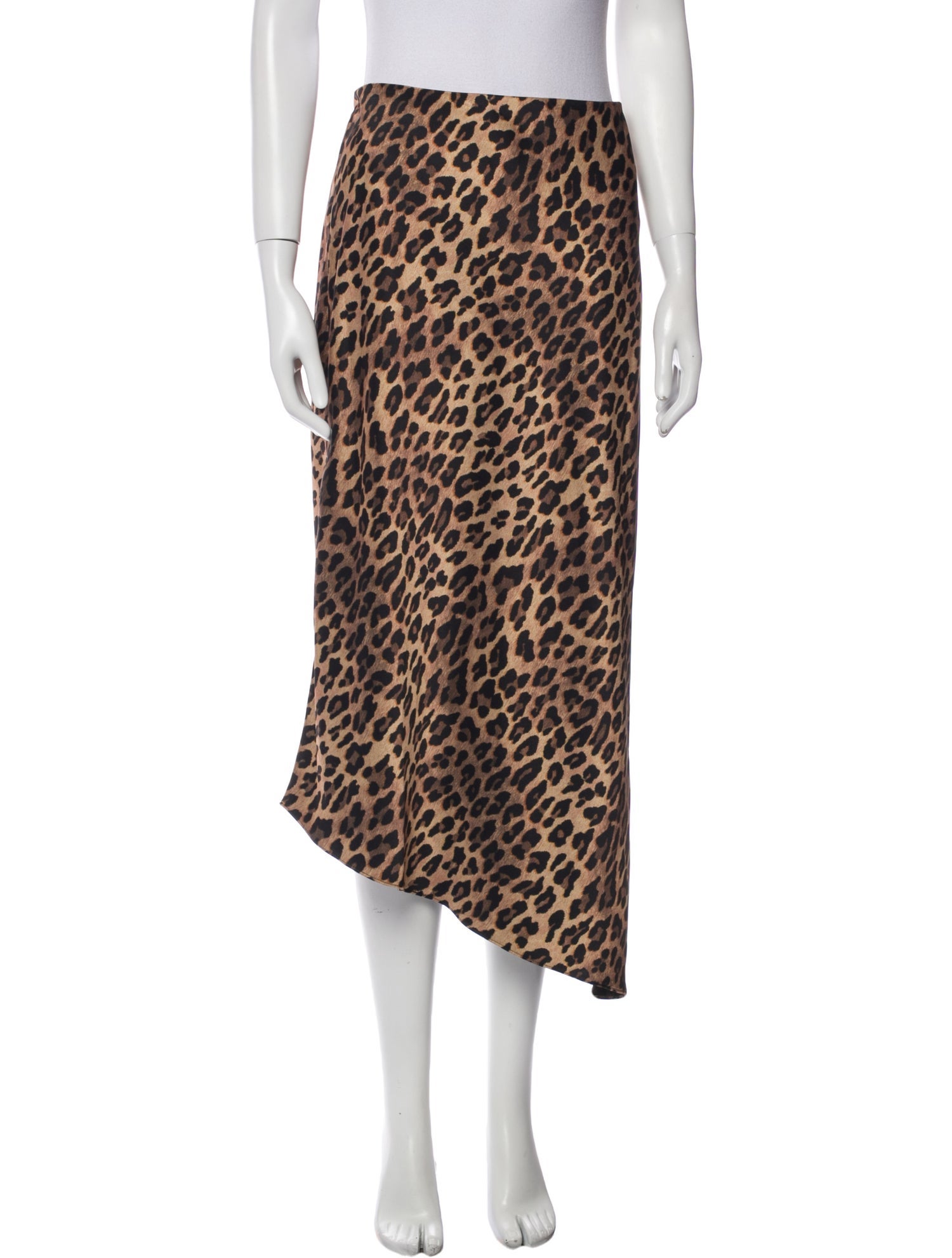 Alice + Olivia Animal Print Midi Length Skirt