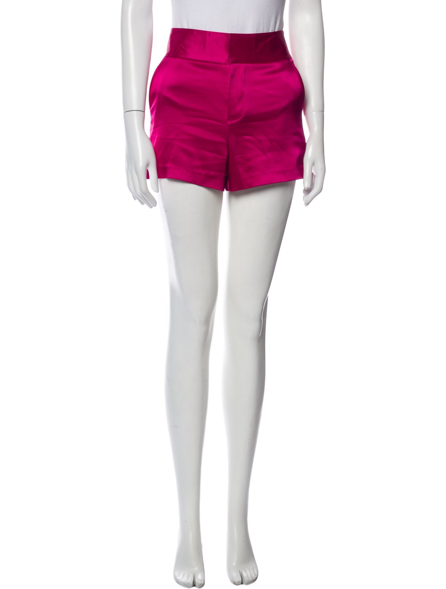 Alice + Olivia Silk Mini Shorts