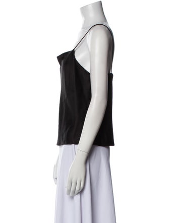 Alice + Olivia Square Neckline Sleeveless Top