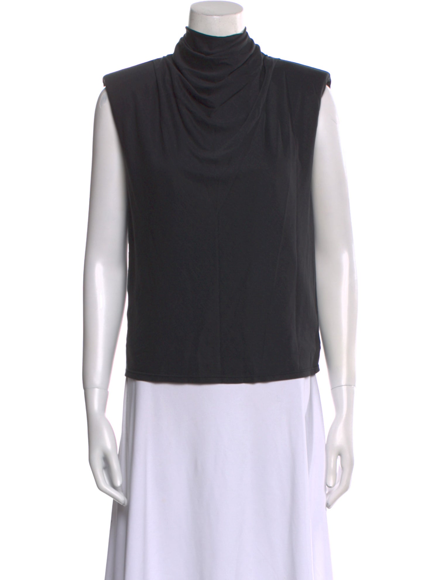 Alice + Olivia Turtleneck Sleeveless Top