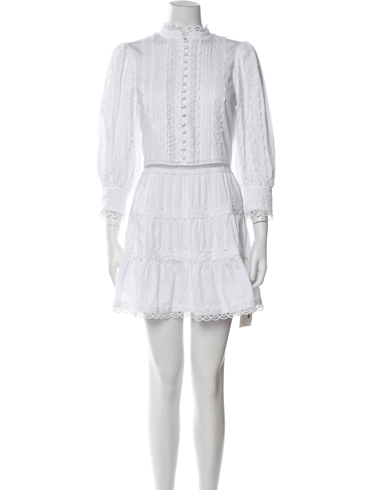 Alice + Olivia Mock Neck Mini Dress