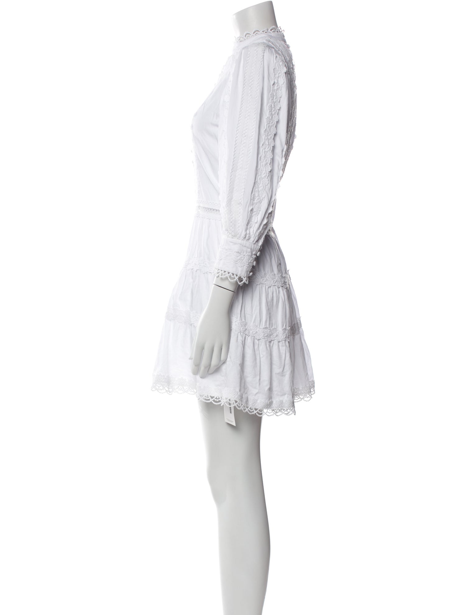 Alice + Olivia Mock Neck Mini Dress