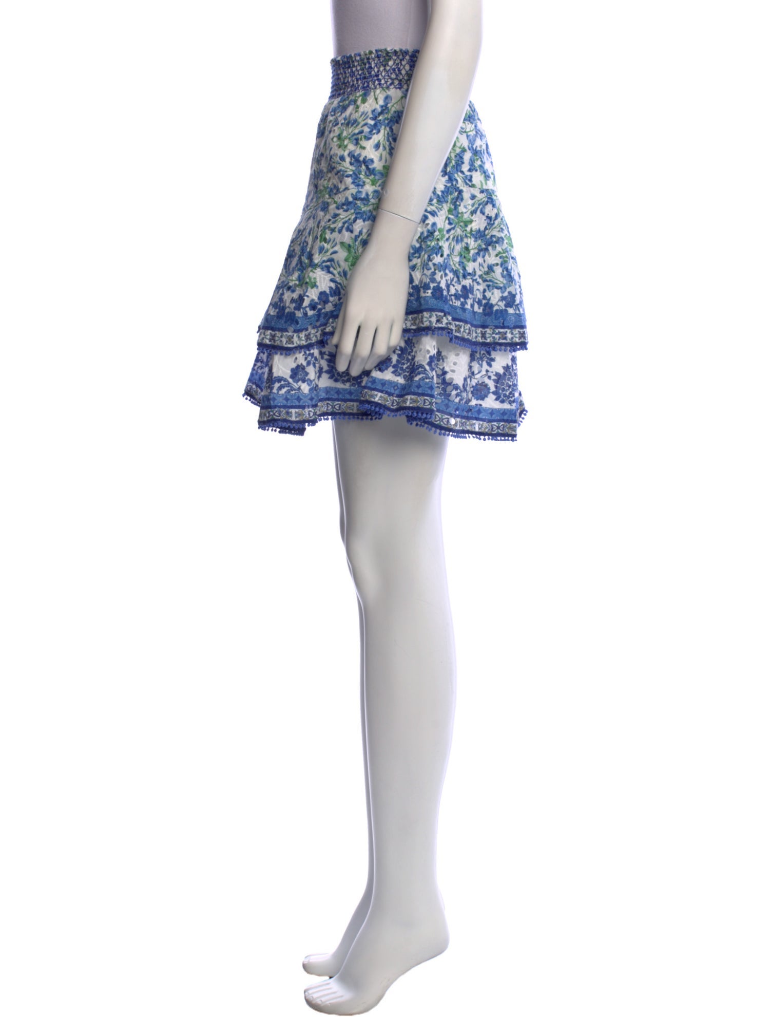 Alice + Olivia Floral Print Mini Skirt w/ Tags