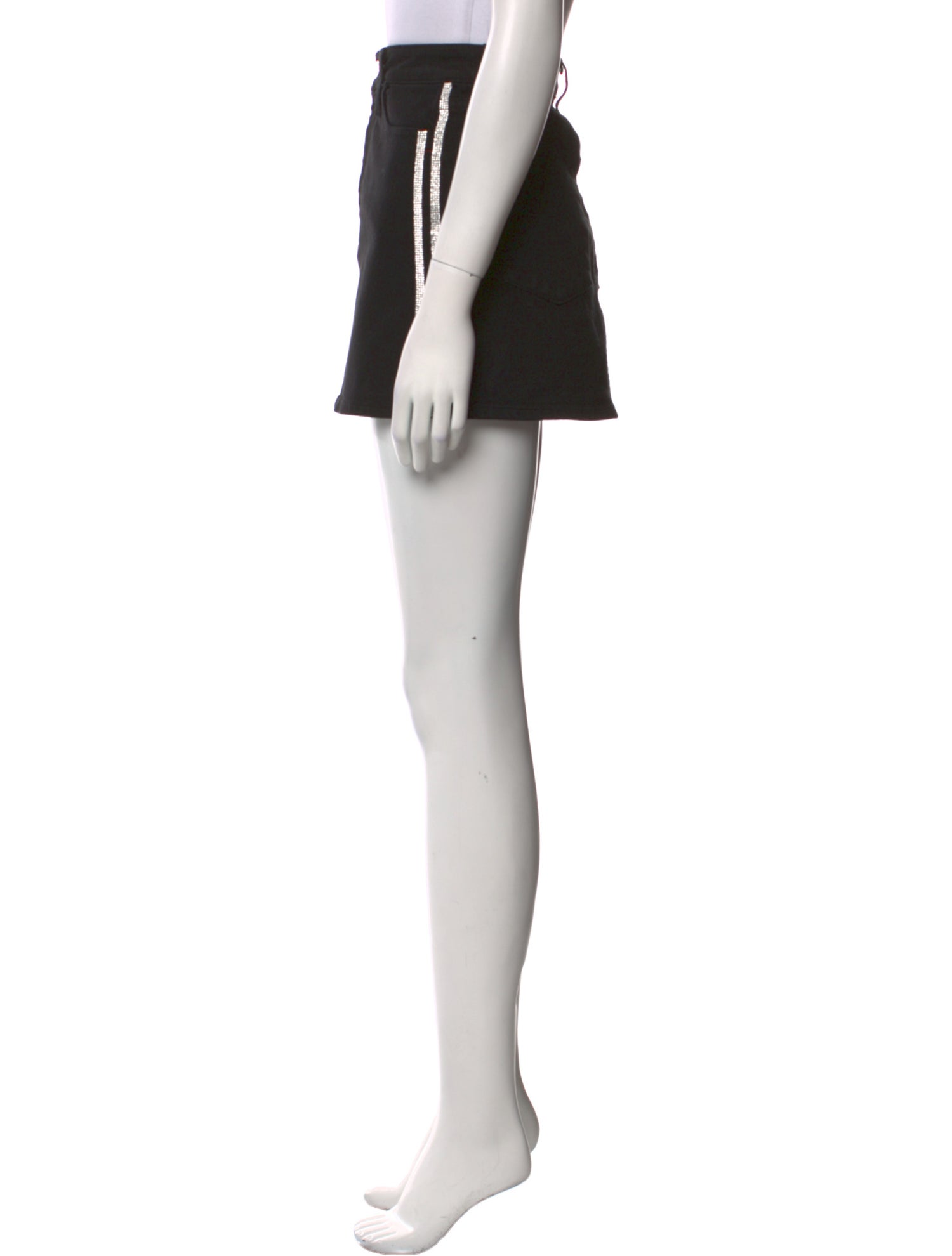 Alice + Olivia Crystal Embellishments Mini Skirt