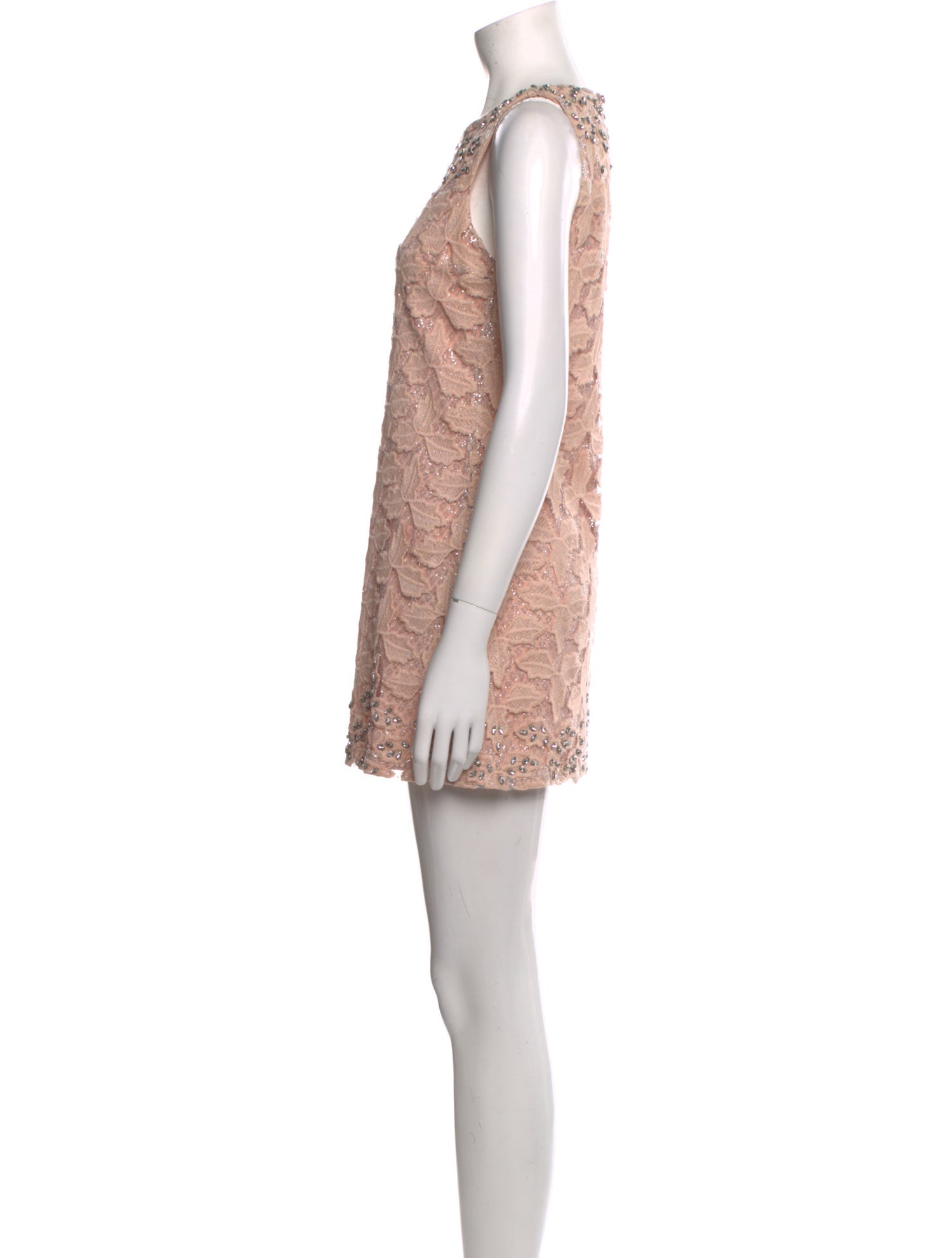 Alice + Olivia Lace Pattern Mini Dress