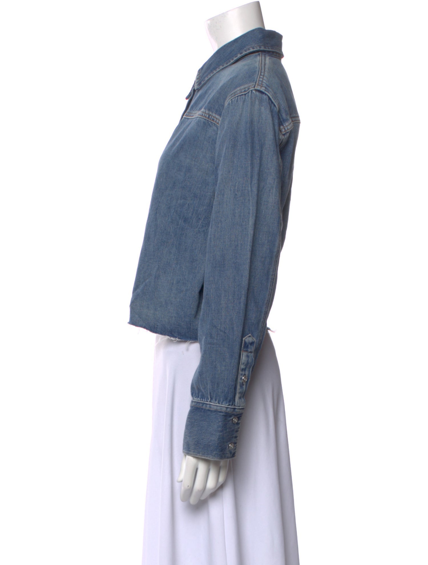 Alice + Olivia Long Sleeve Button-Up Top