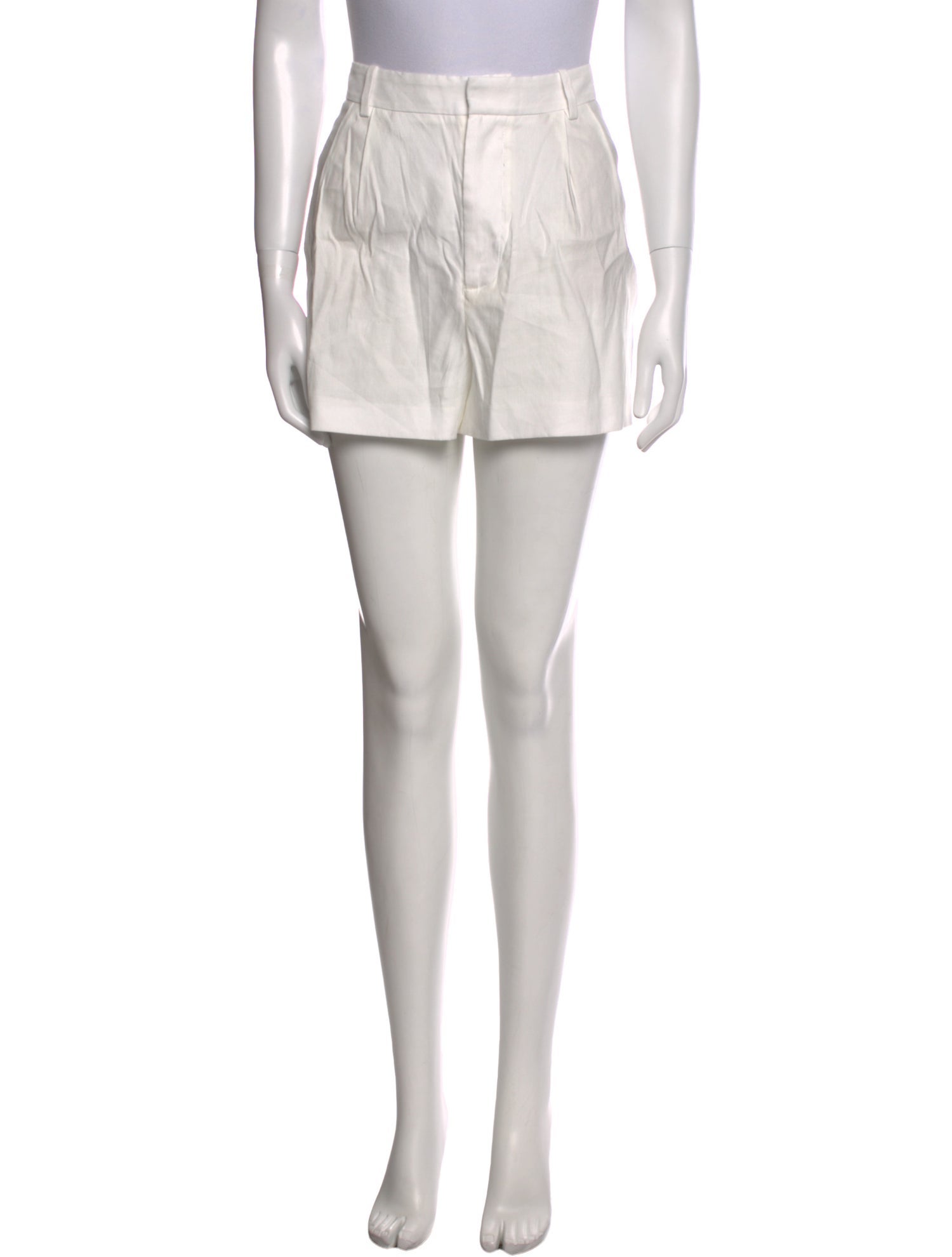 Alice + Olivia Linen Mini Shorts