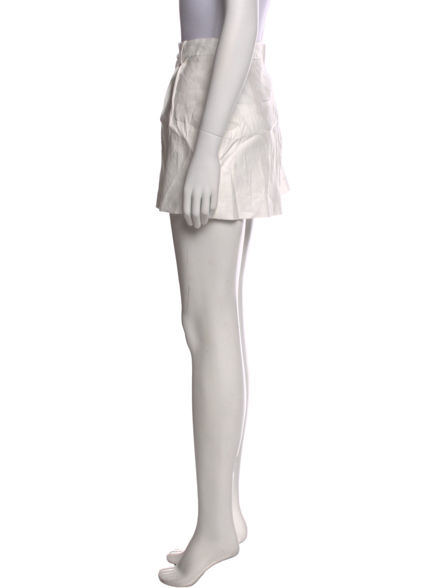 Alice + Olivia Linen Mini Shorts