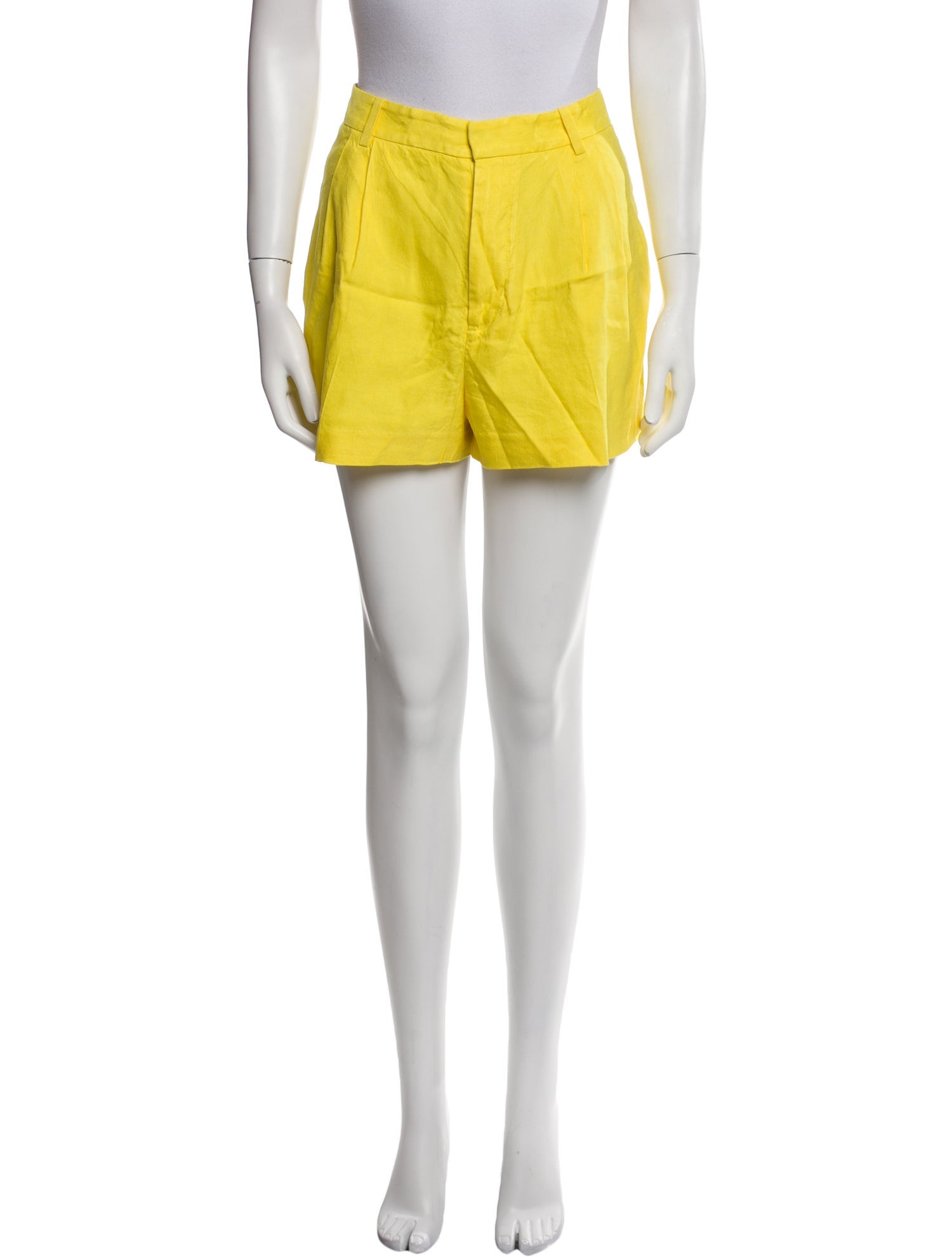 Alice + Olivia Linen Mini Shorts