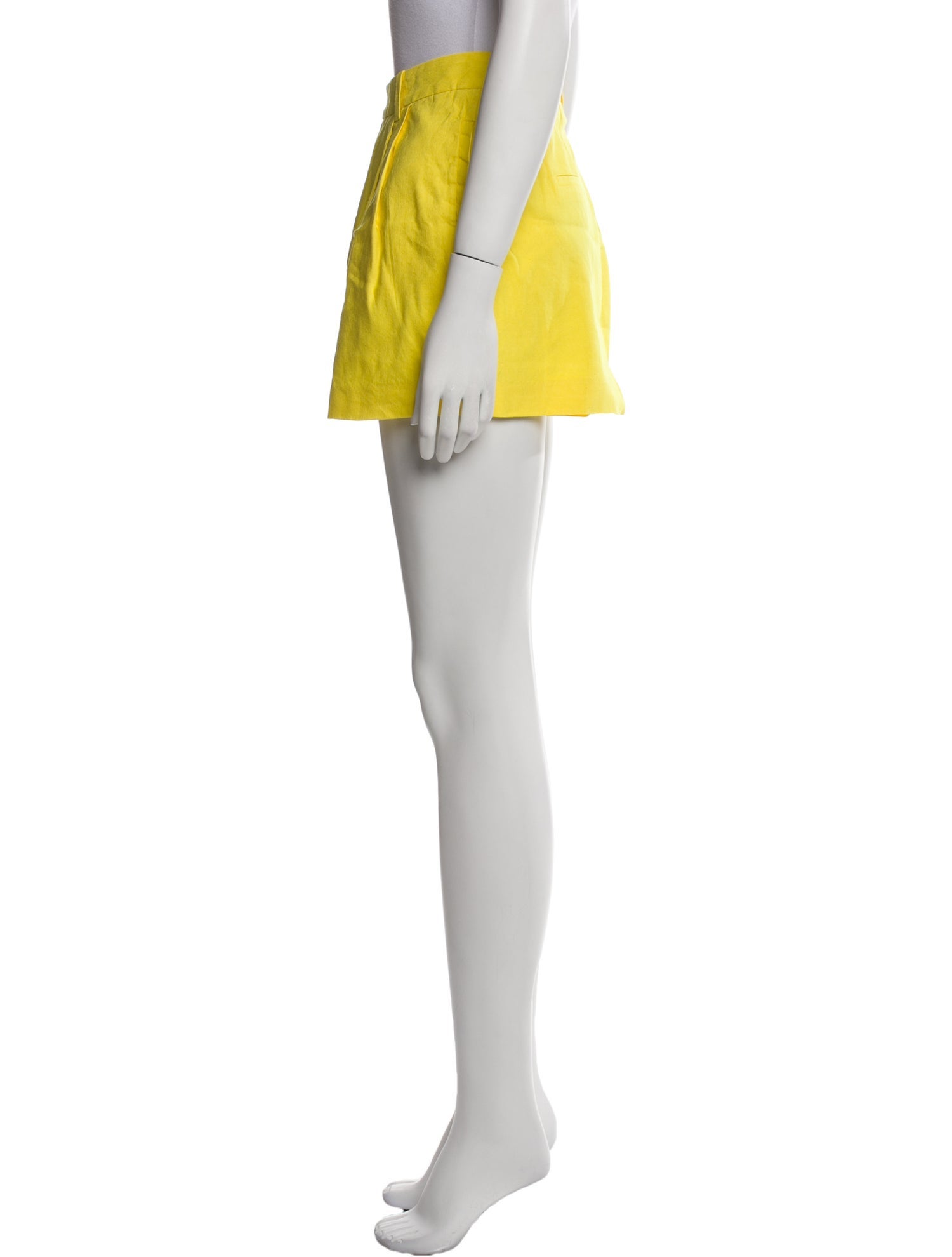 Alice + Olivia Linen Mini Shorts