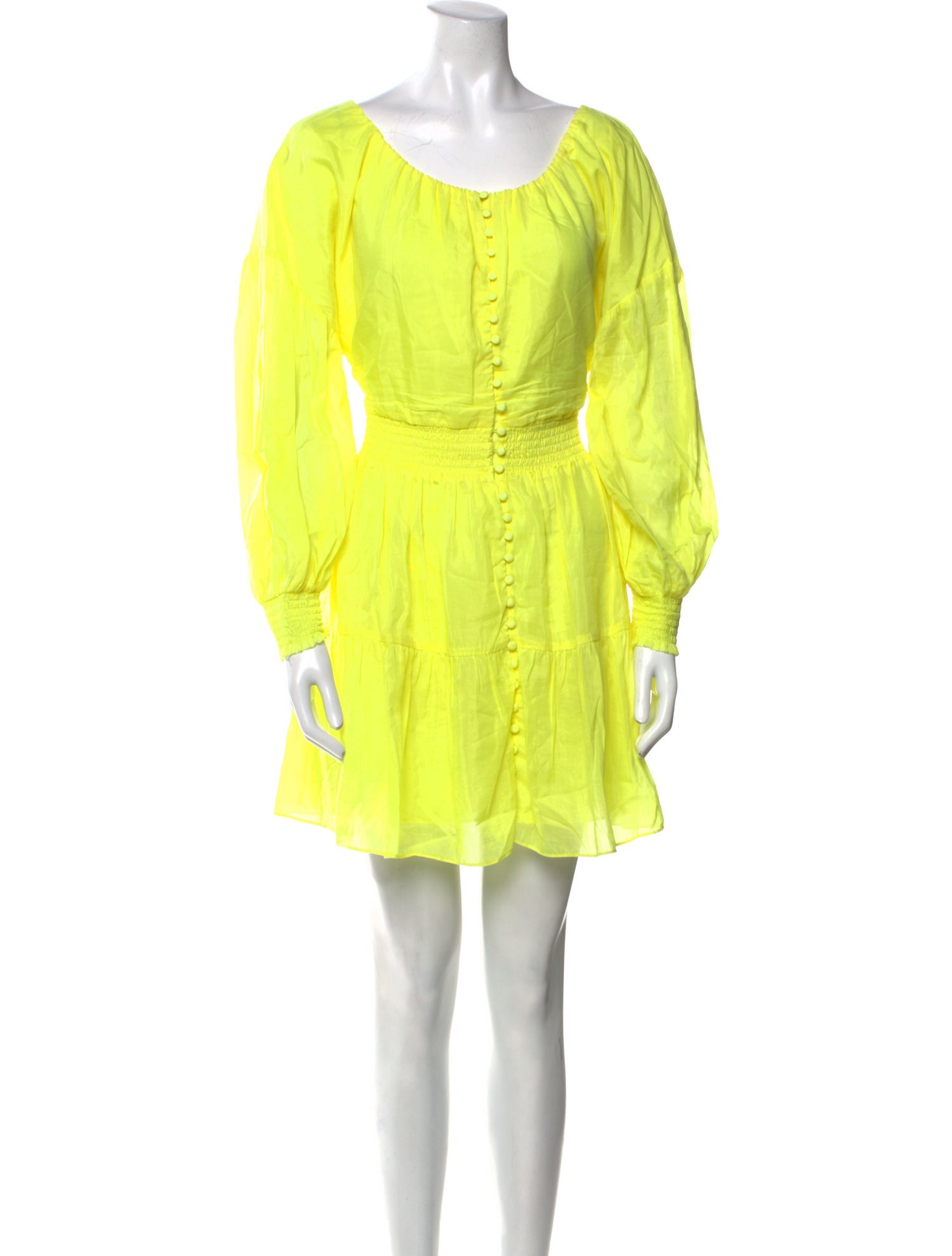 Alice + Olivia Scoop Neck Mini Dress