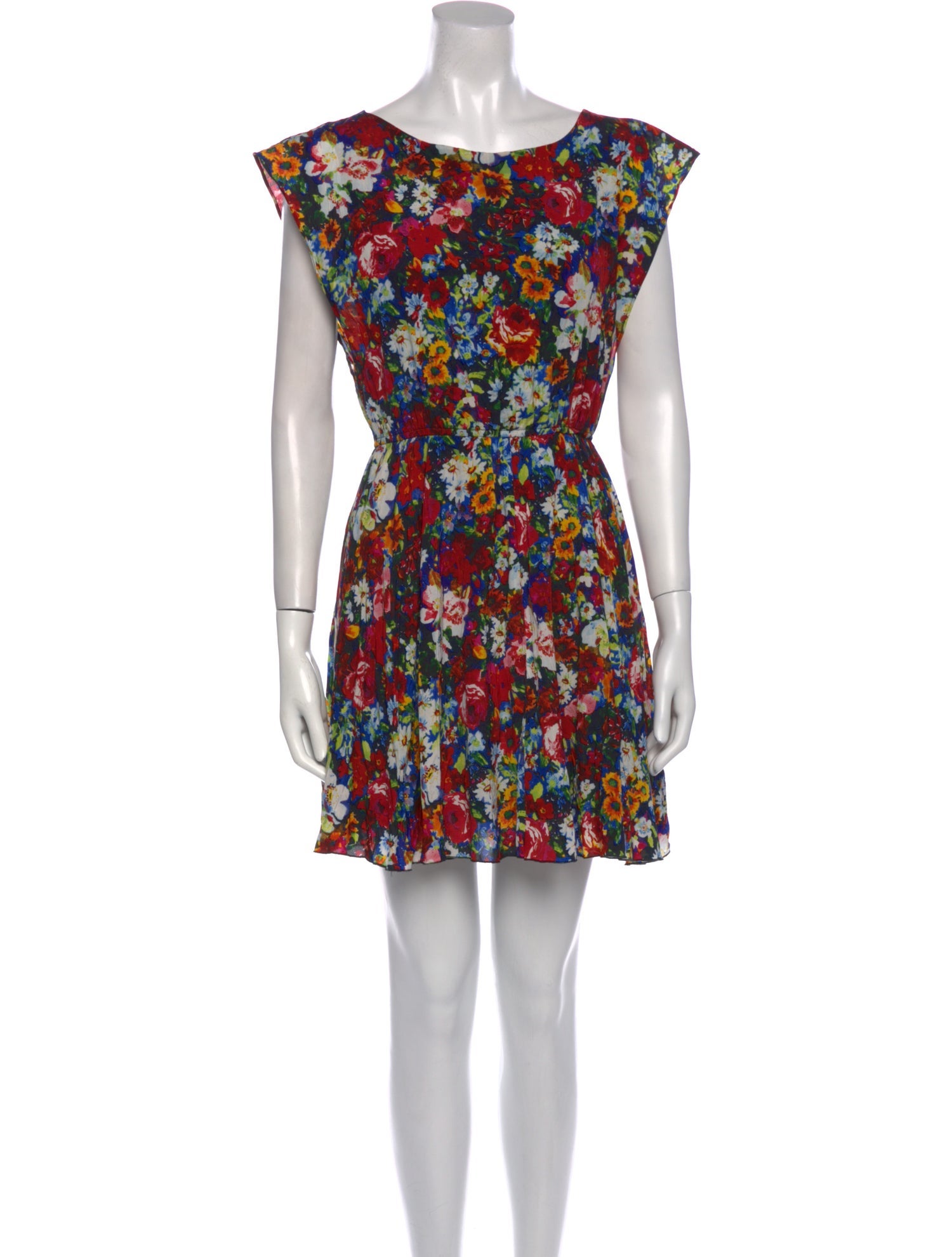 Alice + Olivia Silk Mini Dress