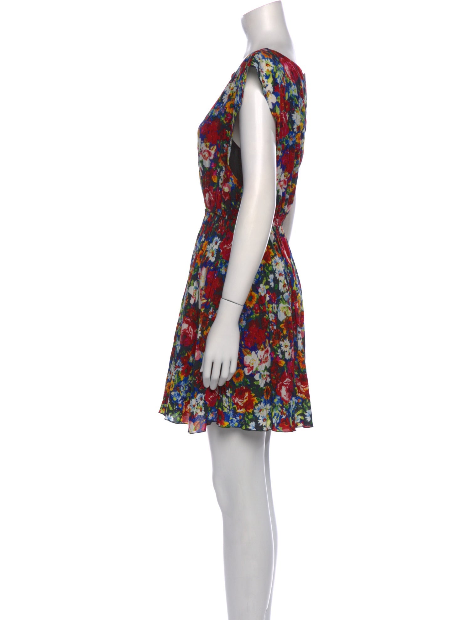 Alice + Olivia Silk Mini Dress