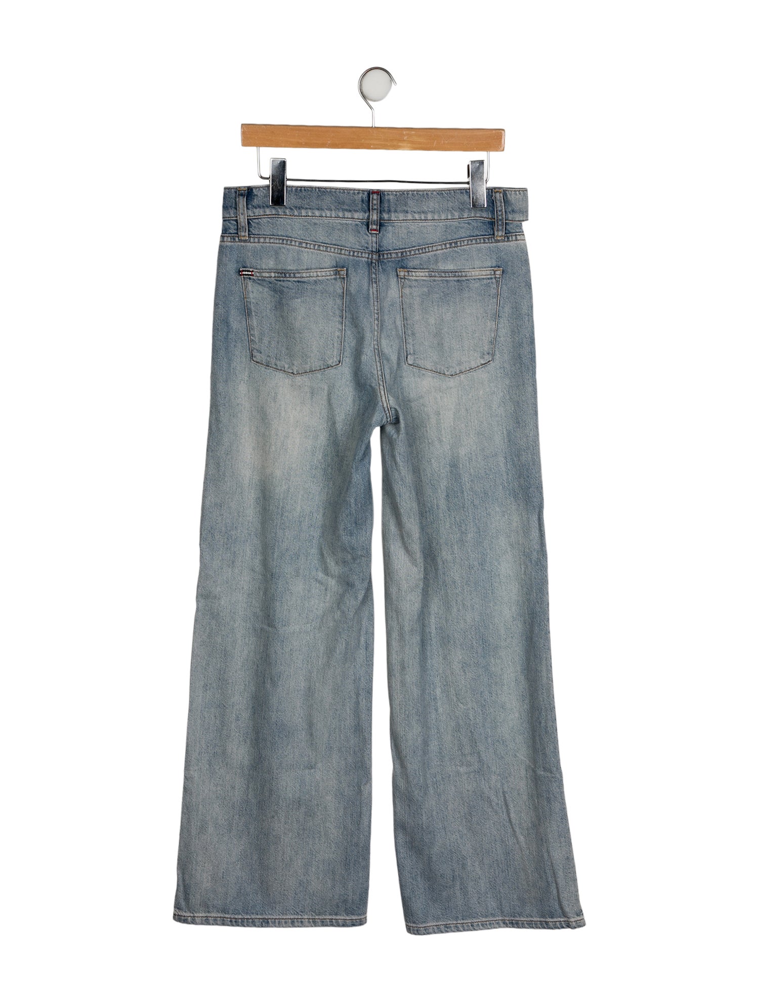 Alice + Olivia Mid-Rise Wide Leg Jeans