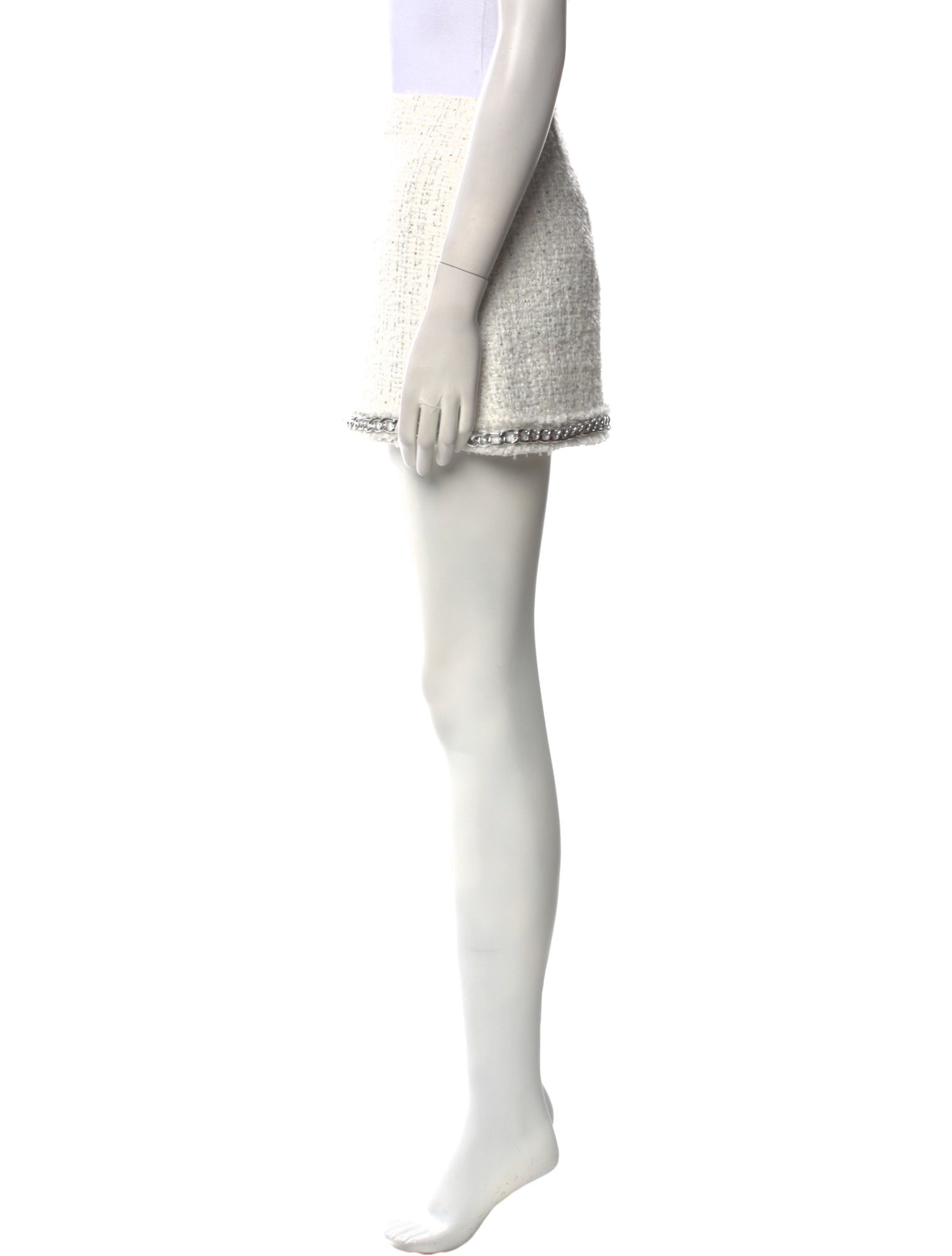 Alice + Olivia Tweed Pattern Mini Skirt