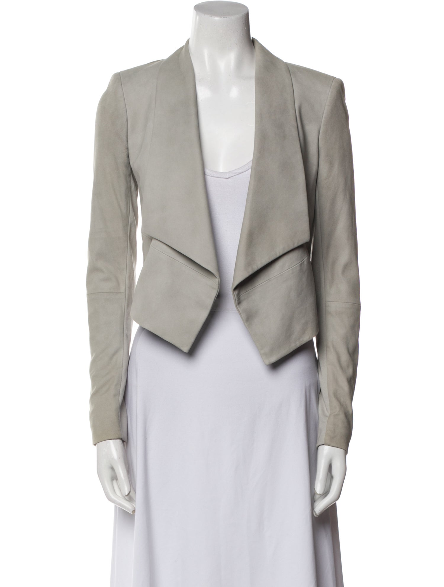 Alice + Olivia Leather Blazer