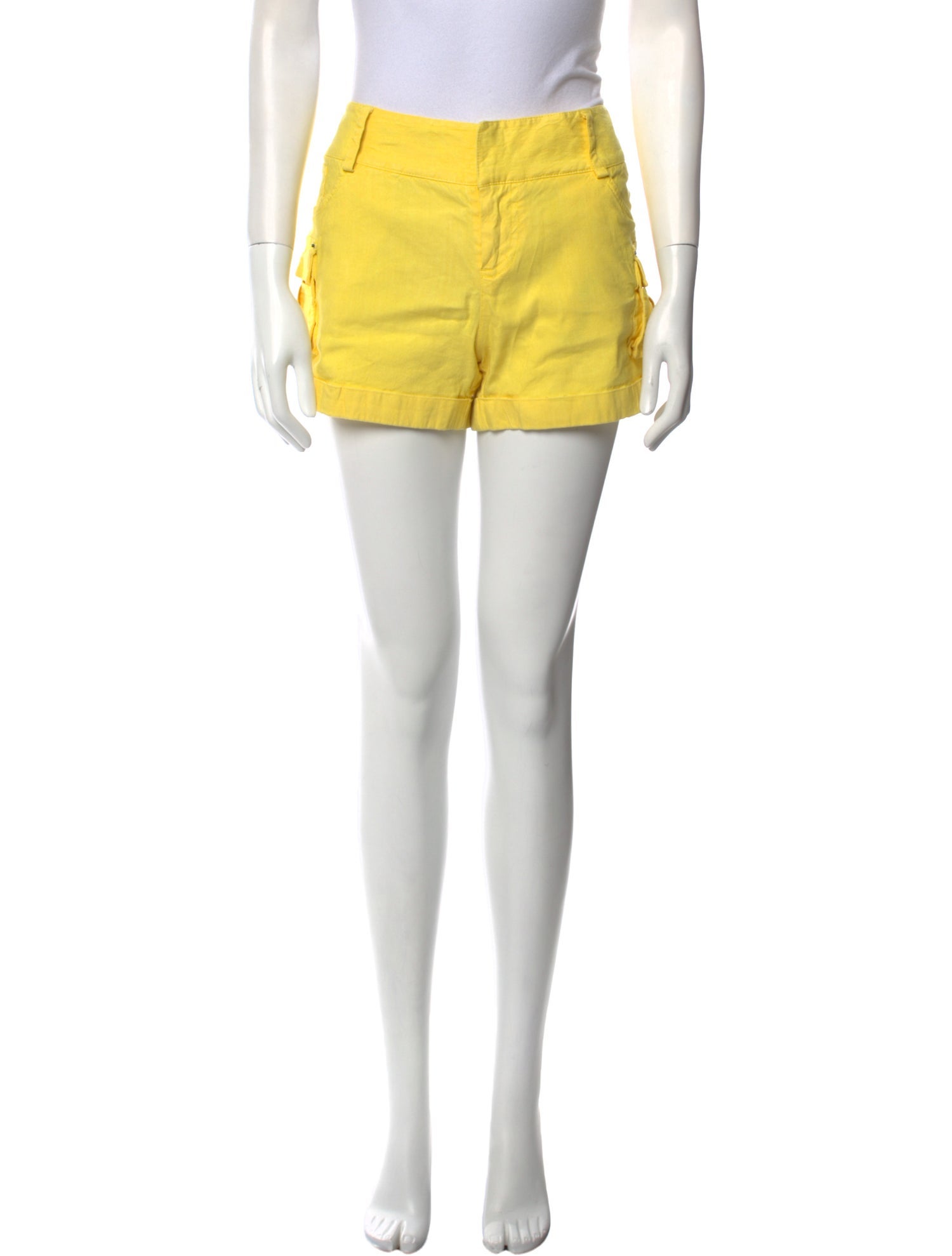 Alice + Olivia Linen Mini Shorts
