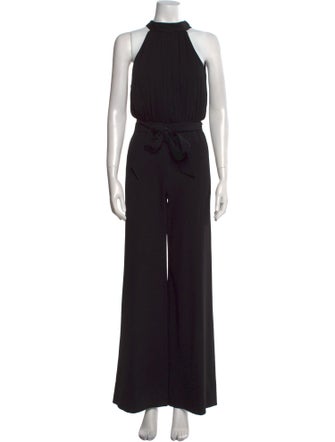 Alice + Olivia Mock Neck Jumpsuit