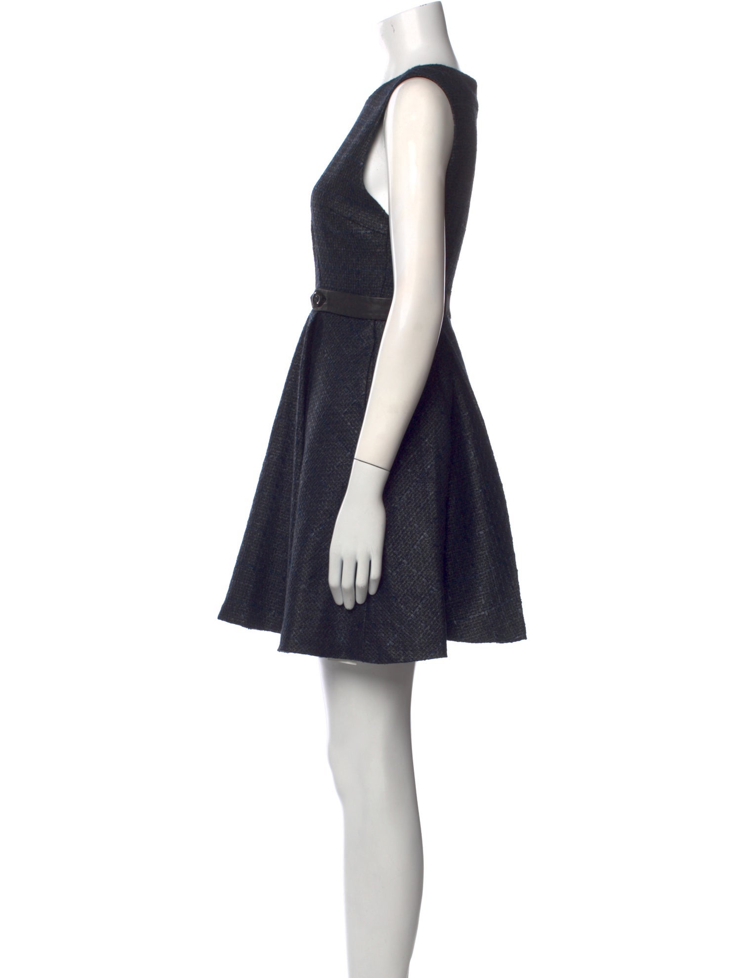 Alice + Olivia Crew Neck Mini Dress