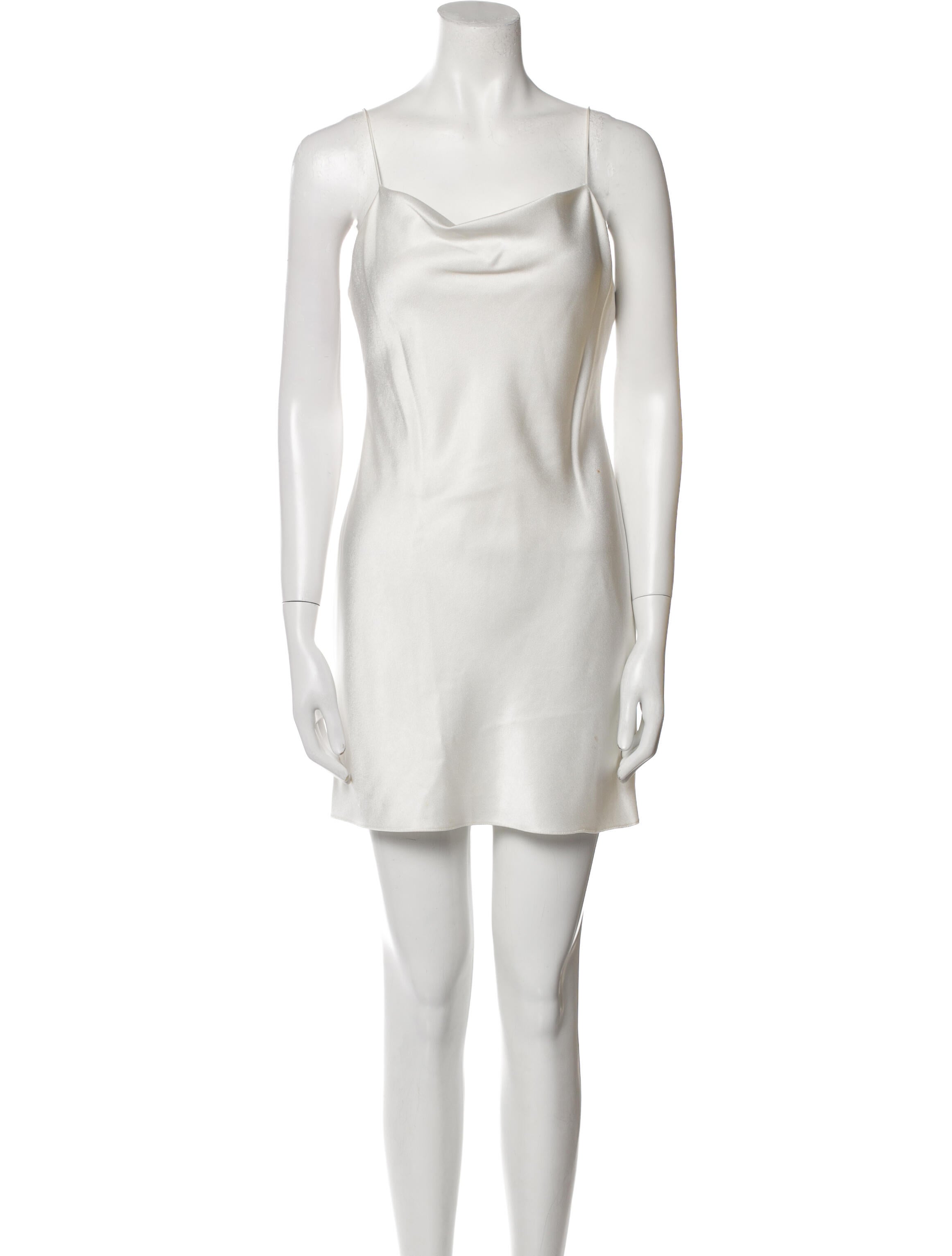 Alice + Olivia Cowl Neck Mini Dress