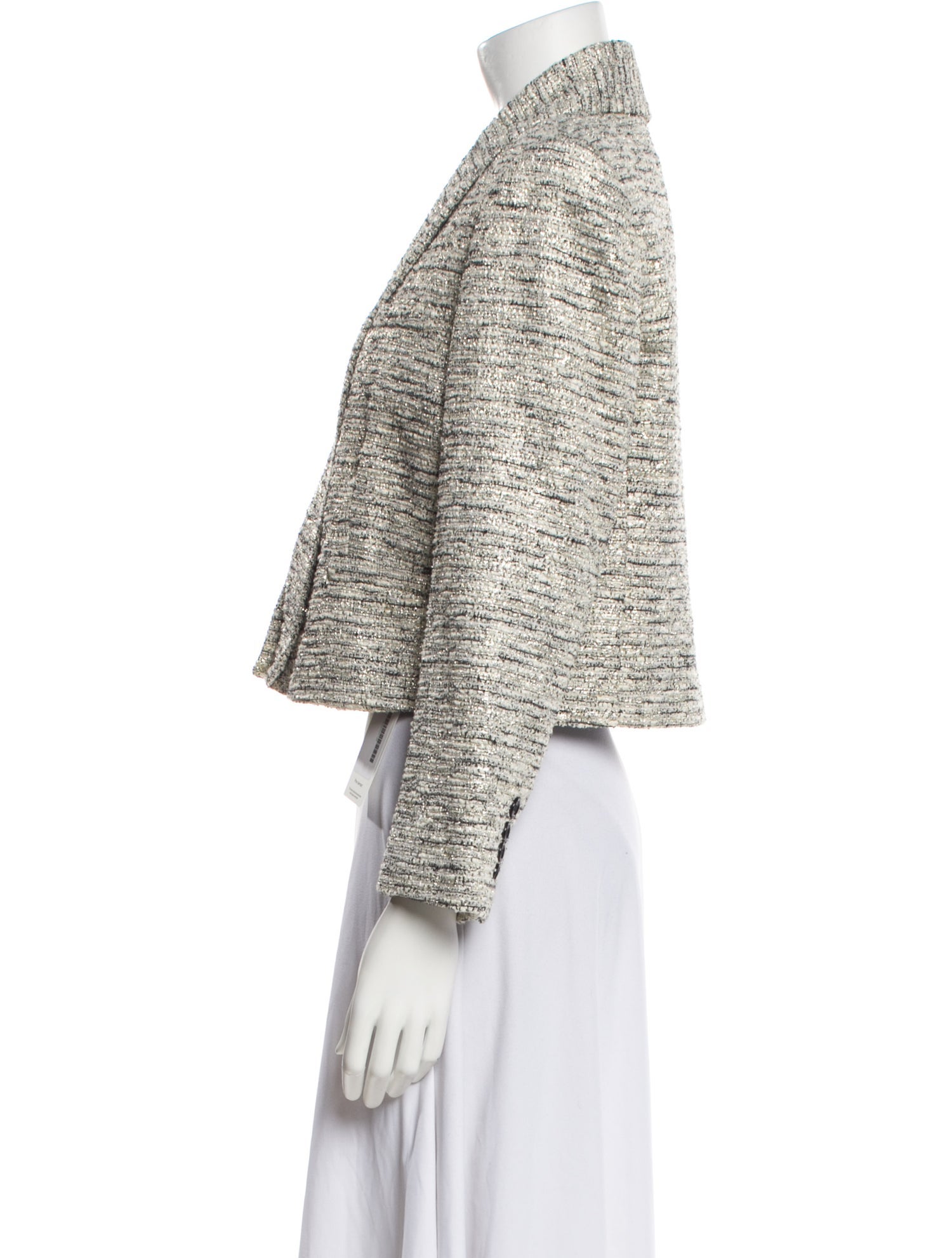 Alice + Olivia Tweed Pattern Evening Jacket