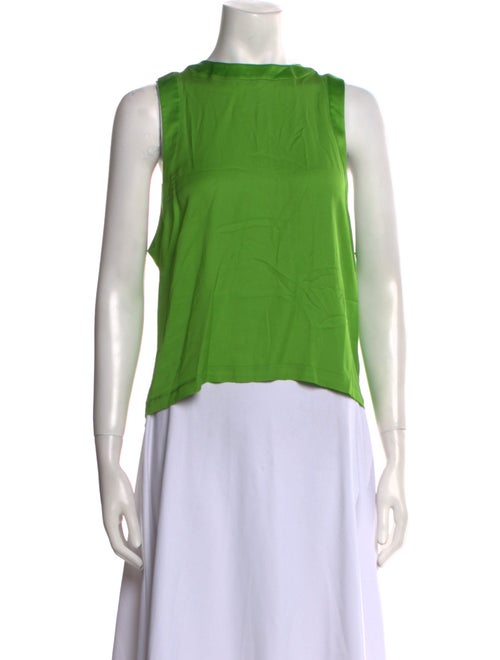 Alice + Olivia Crew Neck Sleeveless Blouse