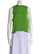 Alice + Olivia Crew Neck Sleeveless Blouse