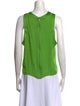 Alice + Olivia Crew Neck Sleeveless Blouse