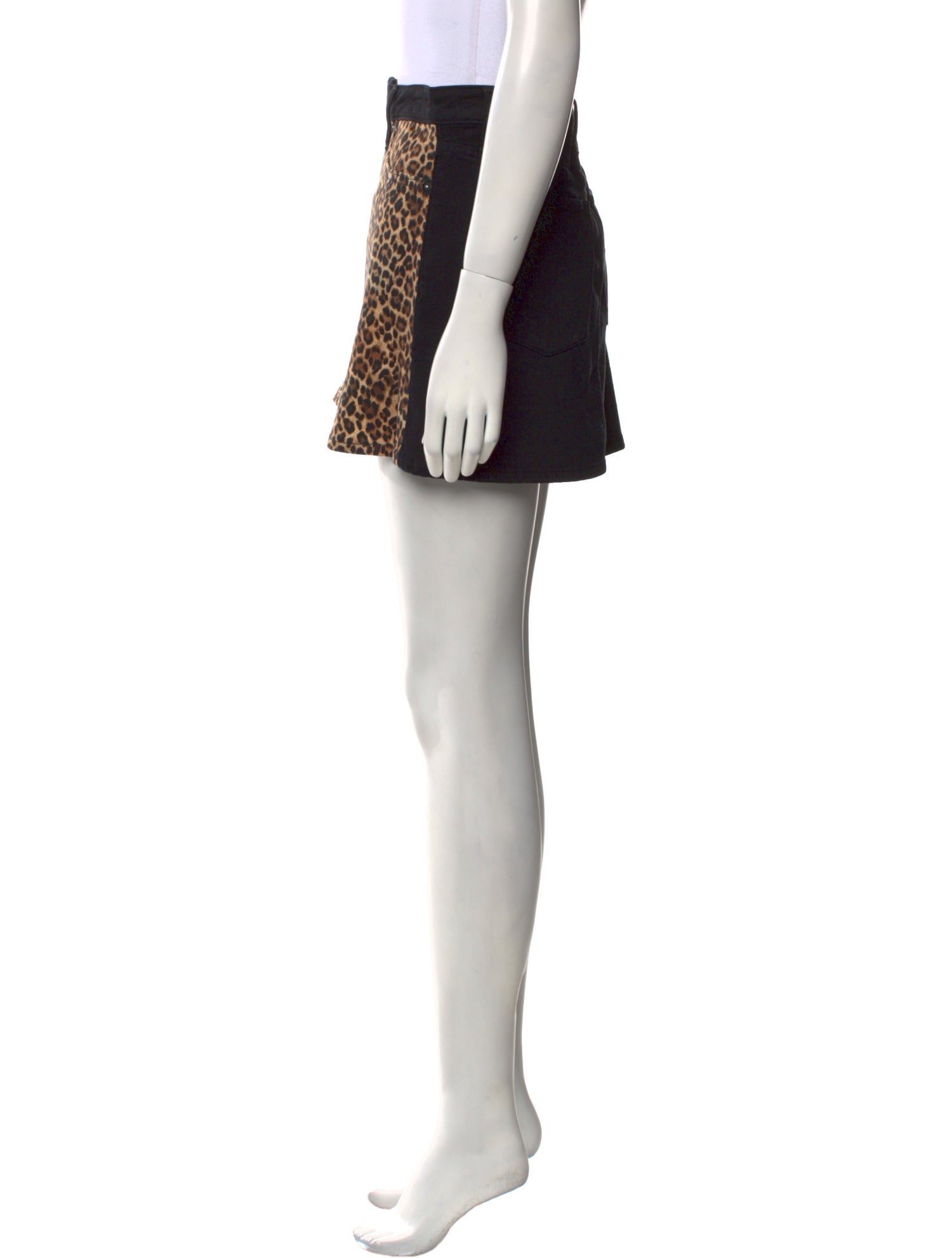 Alice + Olivia Animal Print Mini Skirt