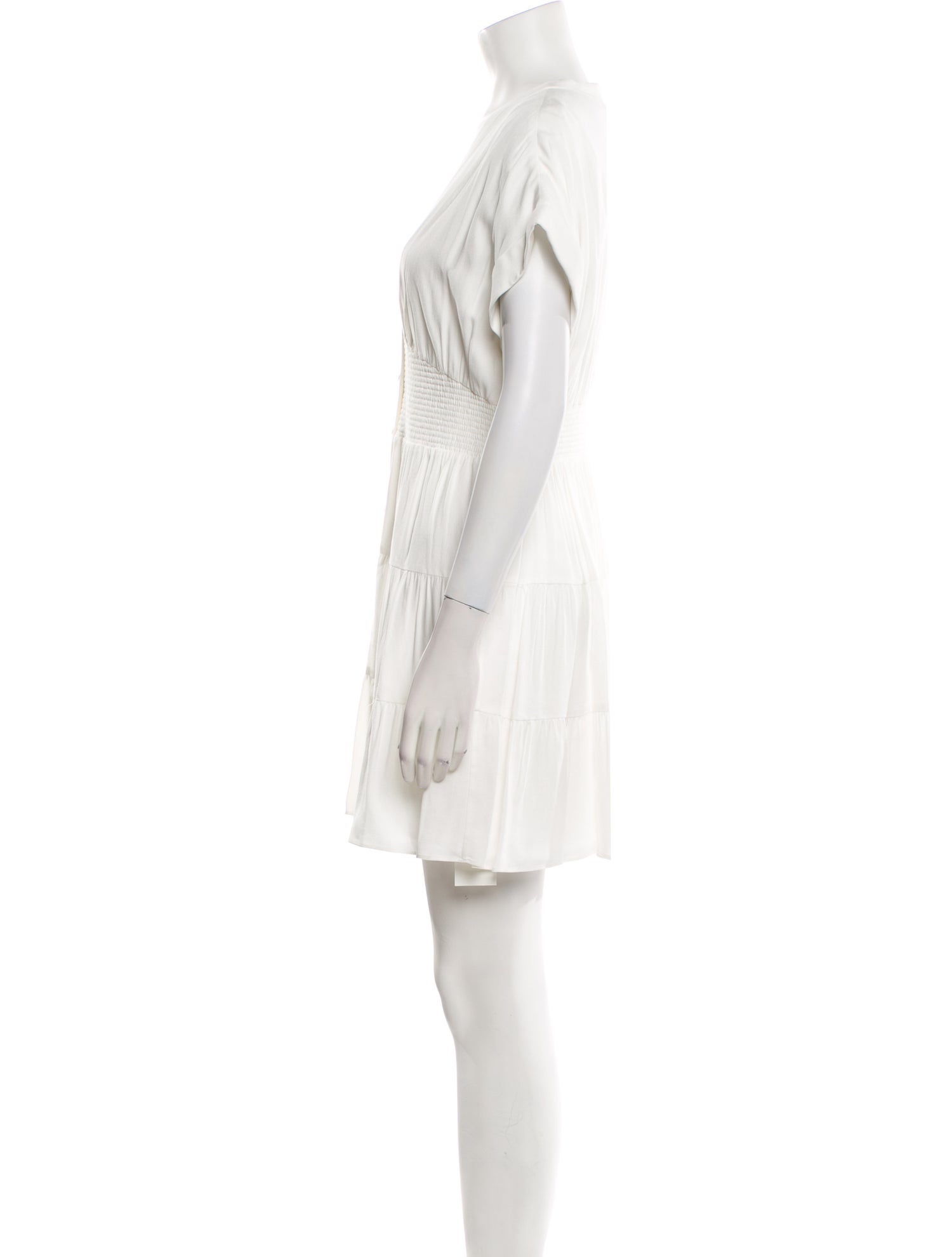 Alice + Olivia V-Neck Mini Dress