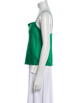 Alice + Olivia Square Neckline Sleeveless Top