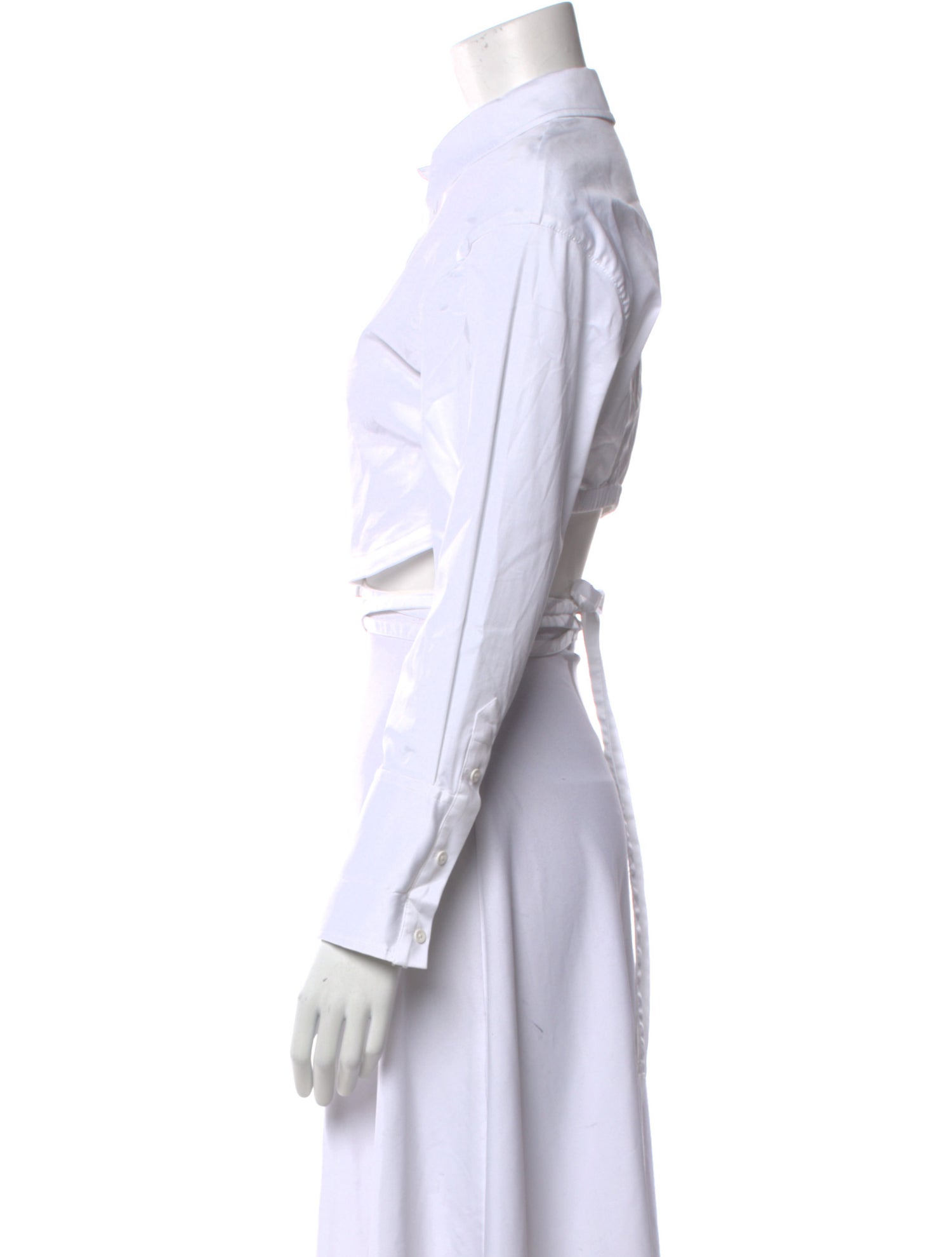 Alice + Olivia Long Sleeve Crop Top