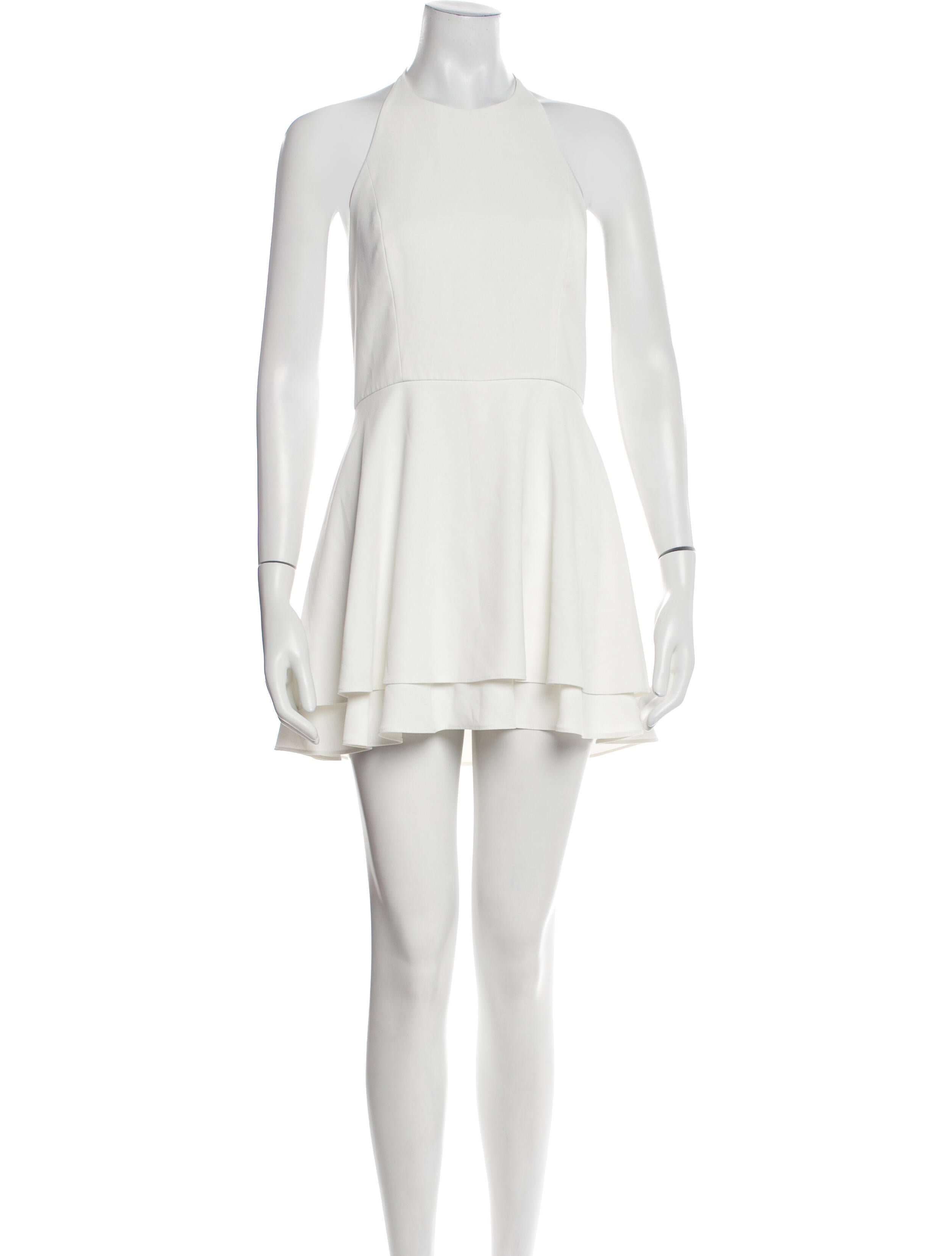 Alice + Olivia Crew Neck Mini Dress